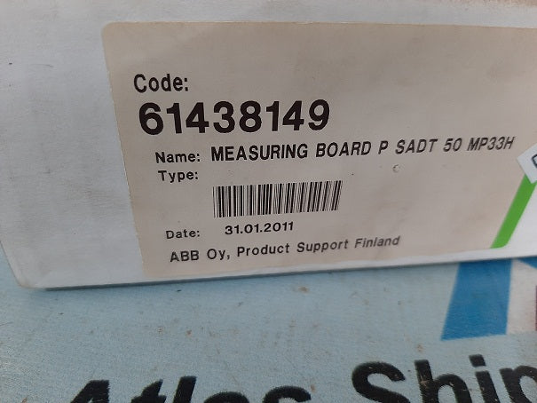 Abb 61438149 Measuring Board P SADT 50 MP33H