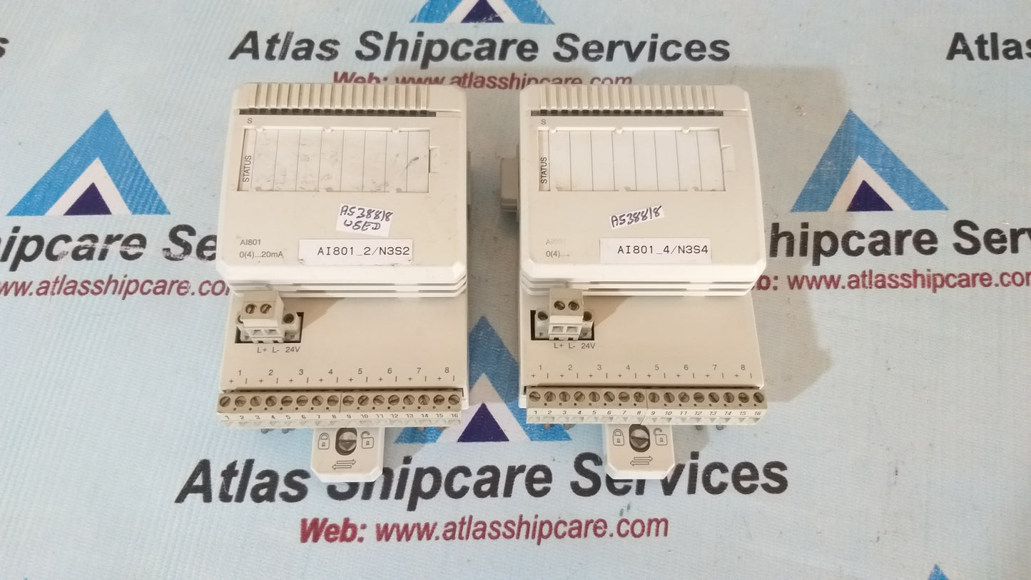Abb AI801 0(4)...20mA Analog Input Module 3BSE02512R1