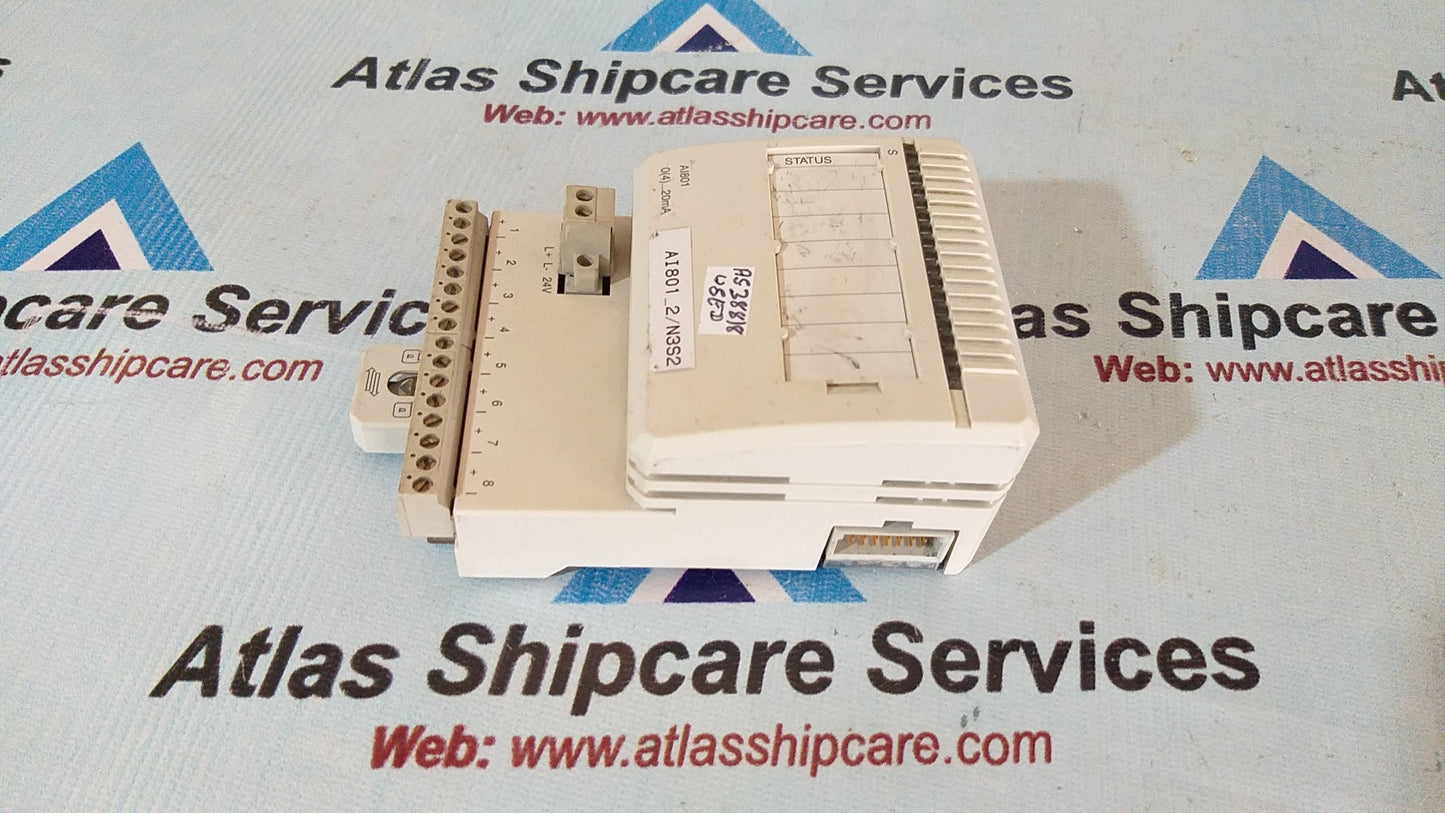 Abb AI801 0(4)...20mA Analog Input Module 3BSE02512R1