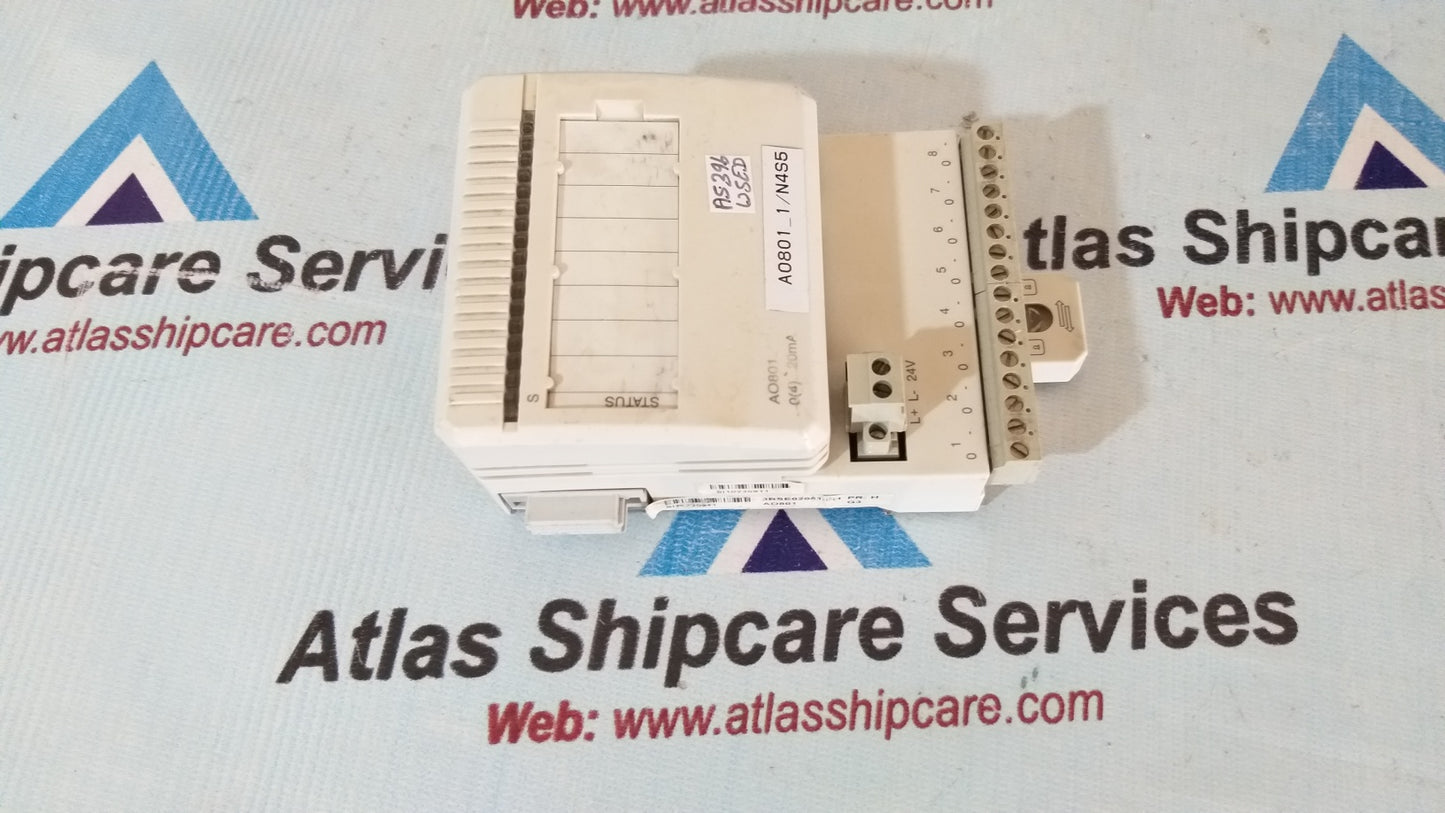 Abb AO801-1/N4S5 Analog Output 0(4)...20mA 3BSE020514R1