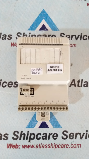 Abb AO801 3BSE020514R1 8-Channel 12-Bit 0(4)..20mA Analog Output Module