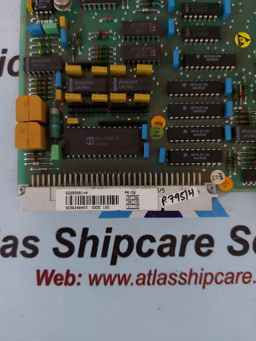 Abb DSDC 150 Pcb Terminal Board 62250001-A