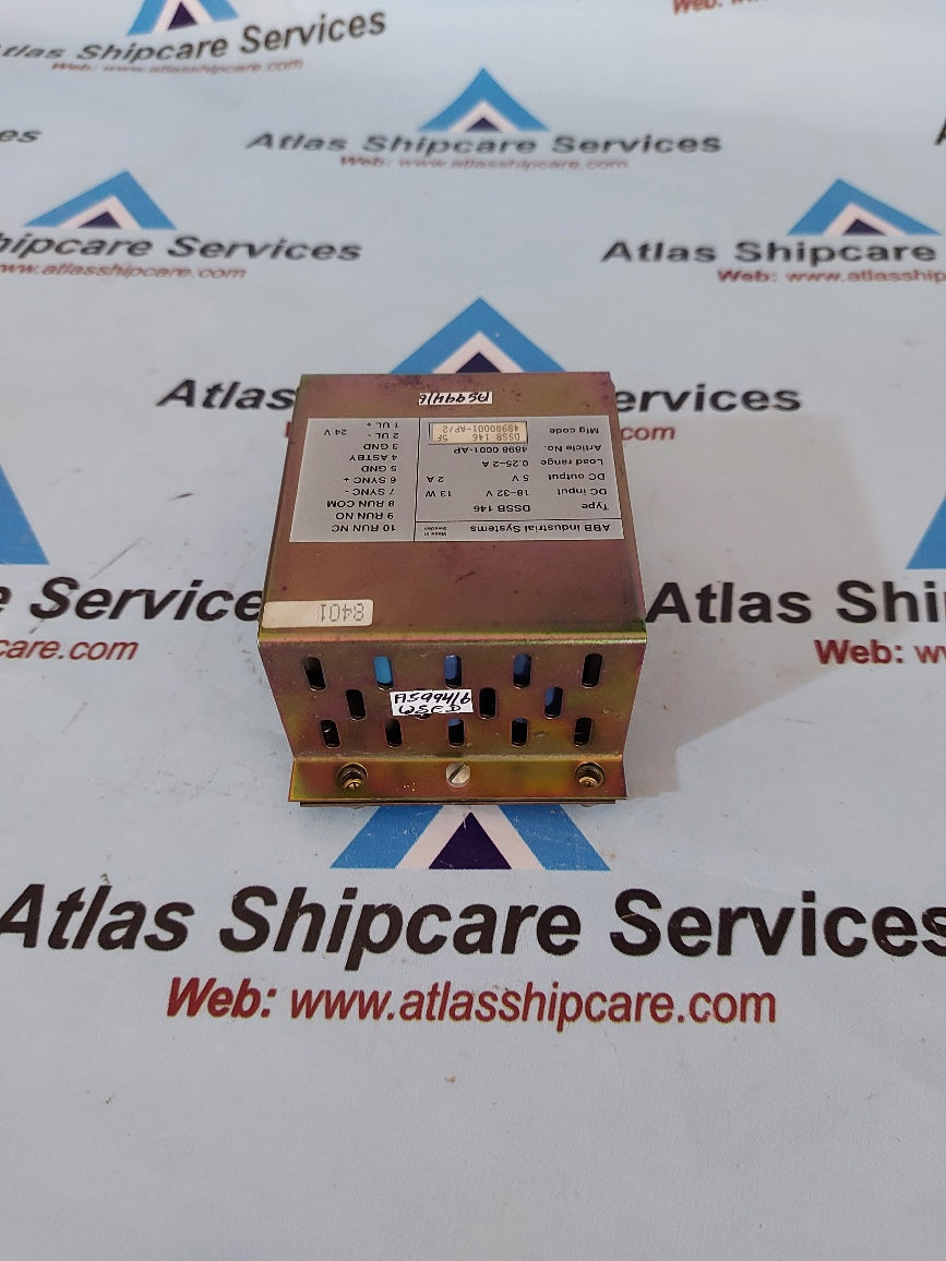 Abb DSSB 146 4898 0001-AP/2 Dc/Dc Converter