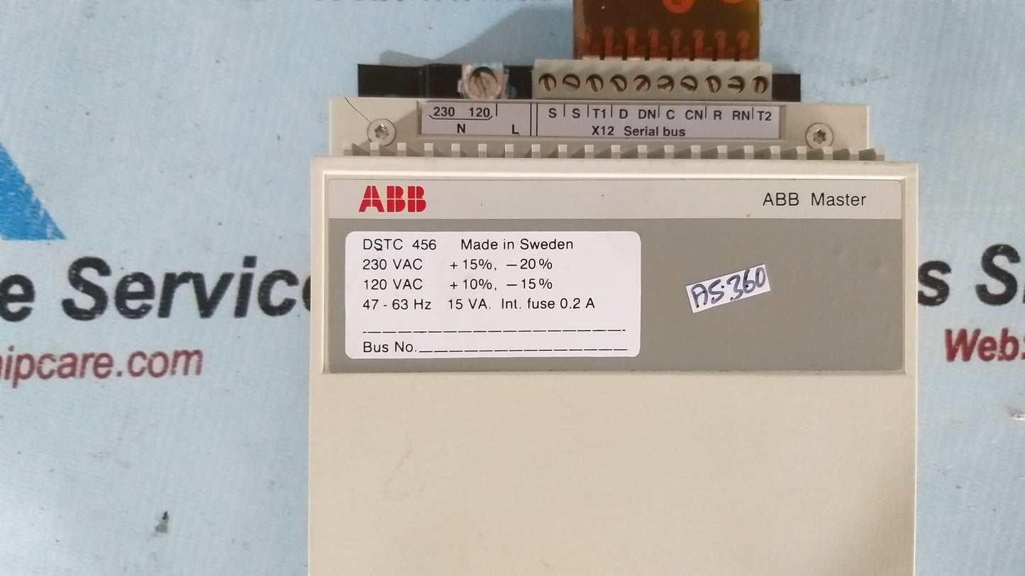 Abb DSTC 456 Multiplexer For Redundant Bus