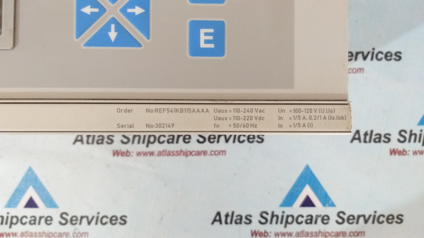 Abb REF541KB115AAAA Feeder Terminal Relay