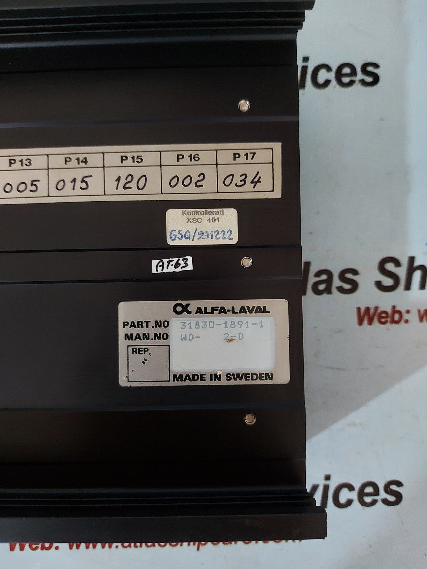 Alfa-Laval 31830-1891-1 Control Module