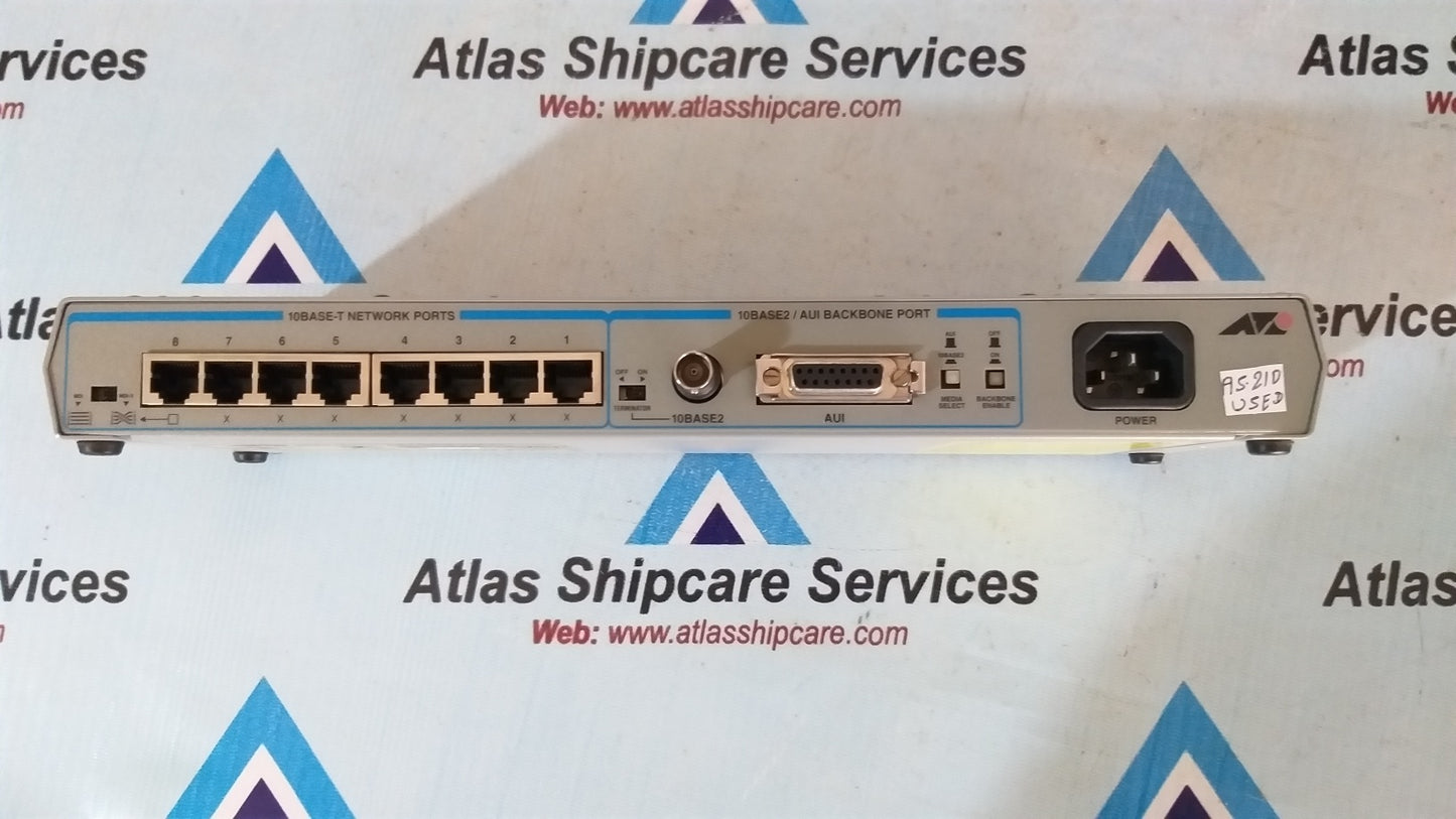 Allied Telesyn AT-MR820TR CentreCOM Multiport Micro Hub Repeater 8 Port