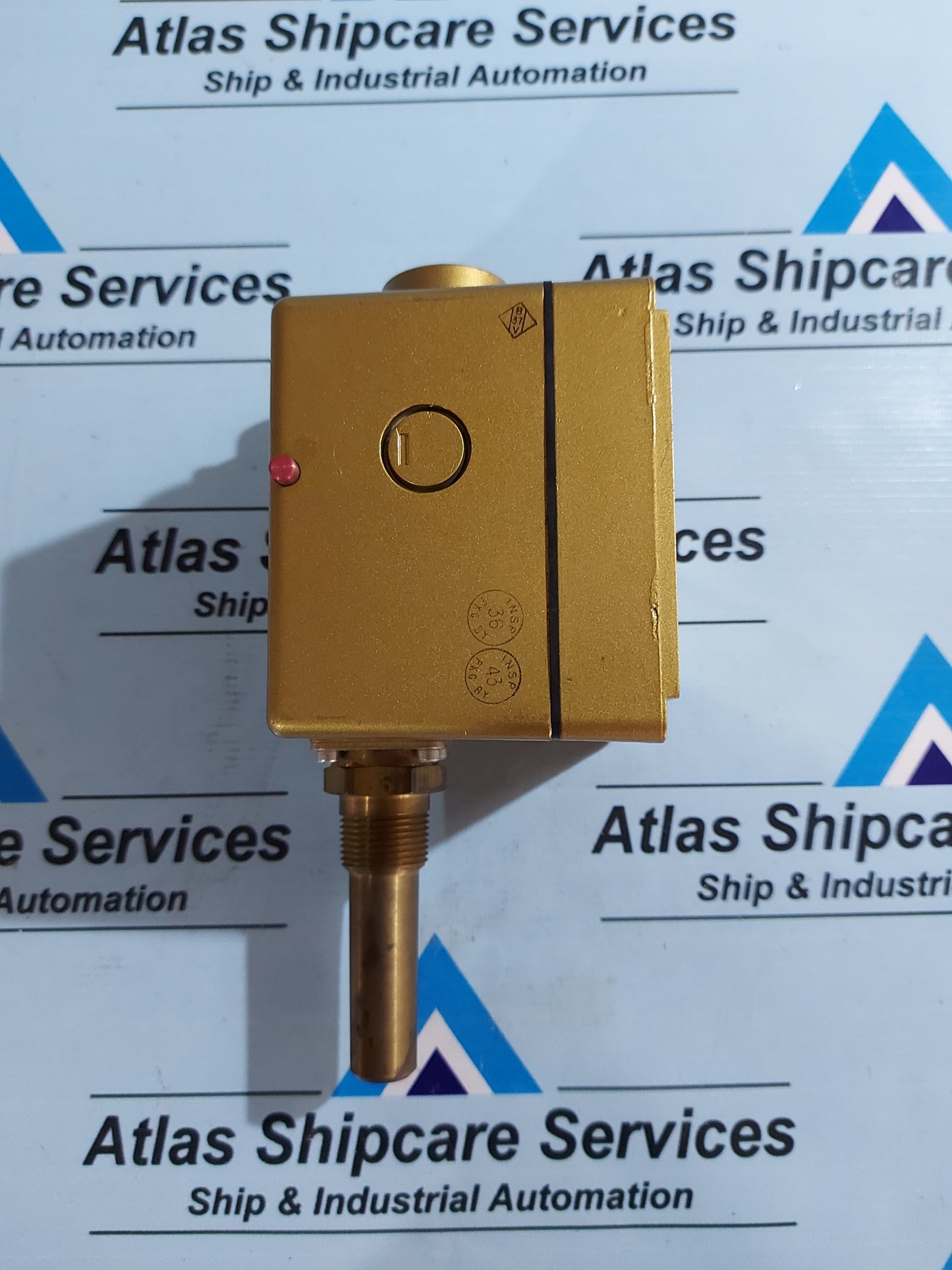 BARKSDALE L2H-B204-W-RD GOLD LINE TEMPERATURE SWITCH