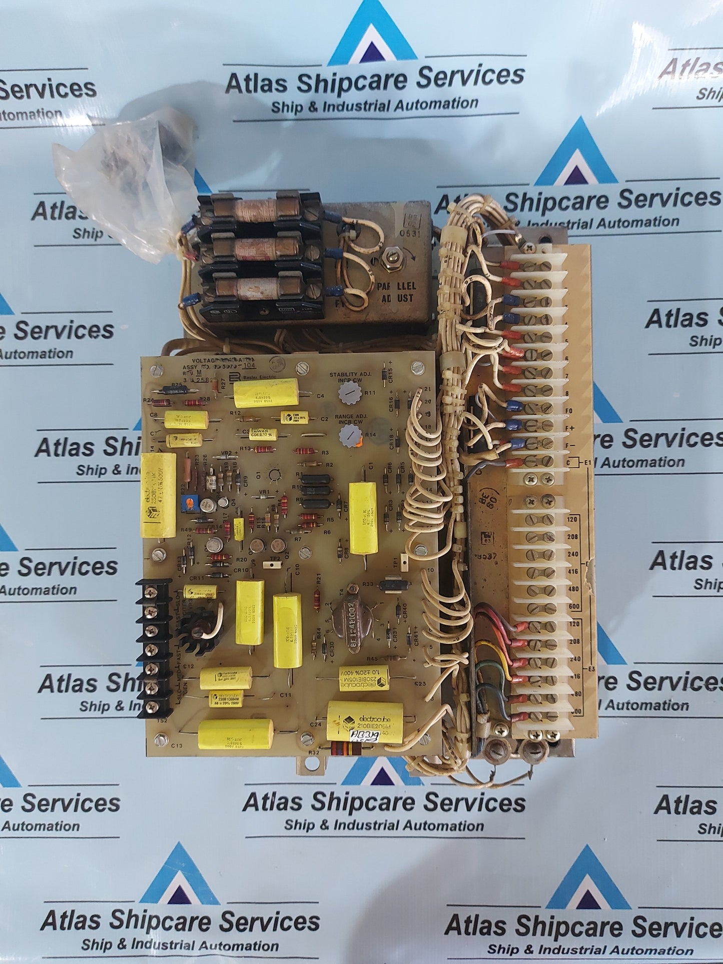BASLER ELECTRIC 905970-104 REV.M VOLTAGE REGULATOR