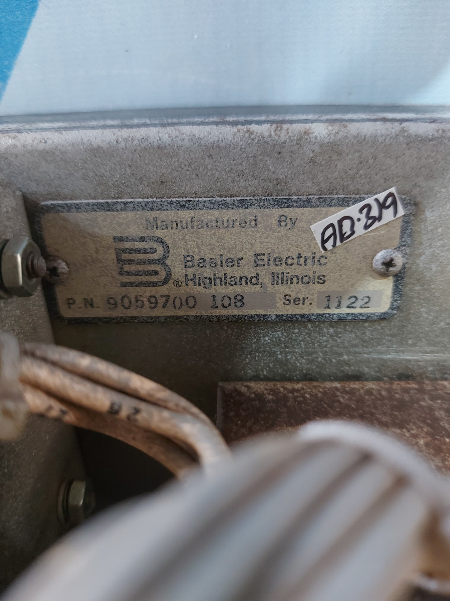 BASLER ELECTRIC 905970-104 REV.M VOLTAGE REGULATOR
