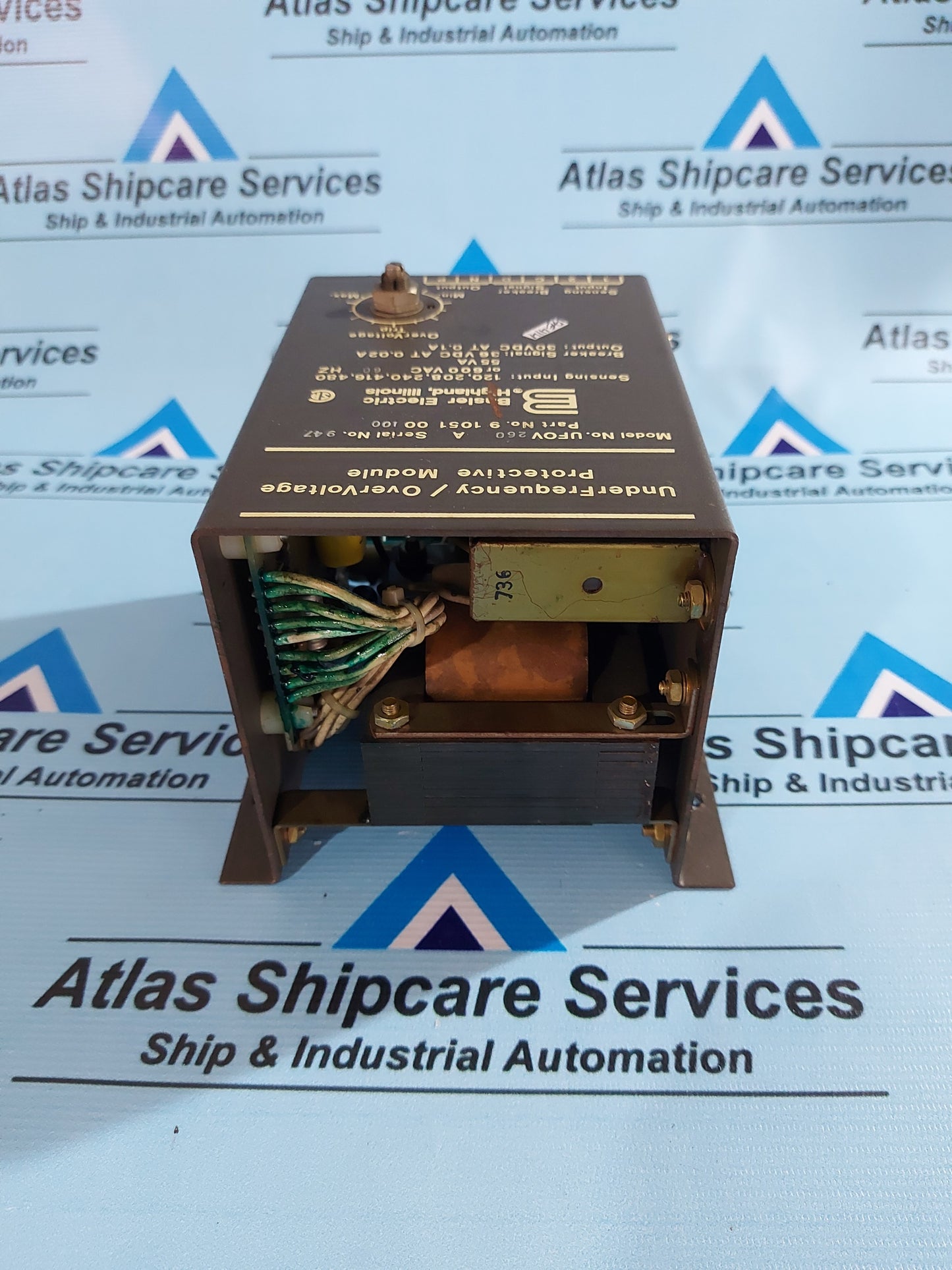 BASLER ELECTRIC UFOV 260A UNDER FREQUENCY/OVER VOLTAGE PROTECTIVE MODULE