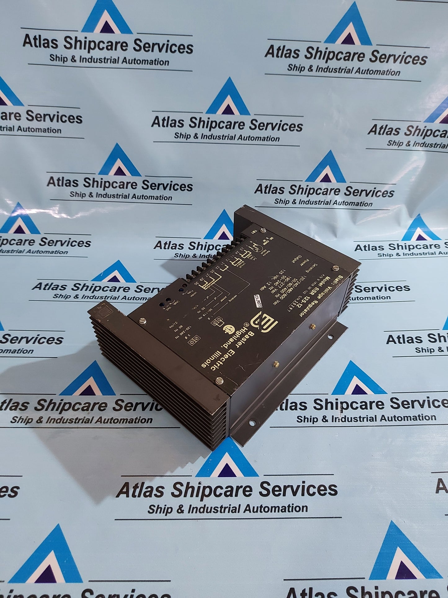 BASLER SSR 125-12 P/N 9185900102 STATIC VOLTAGE REGULATOR