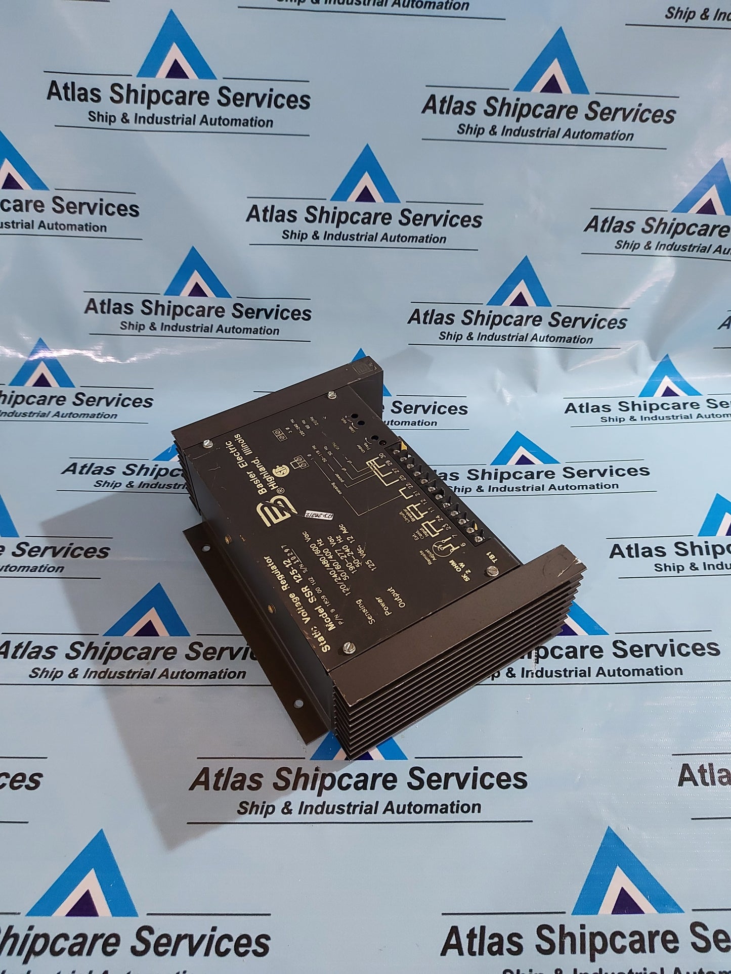 BASLER SSR 125-12 P/N 9185900102 STATIC VOLTAGE REGULATOR