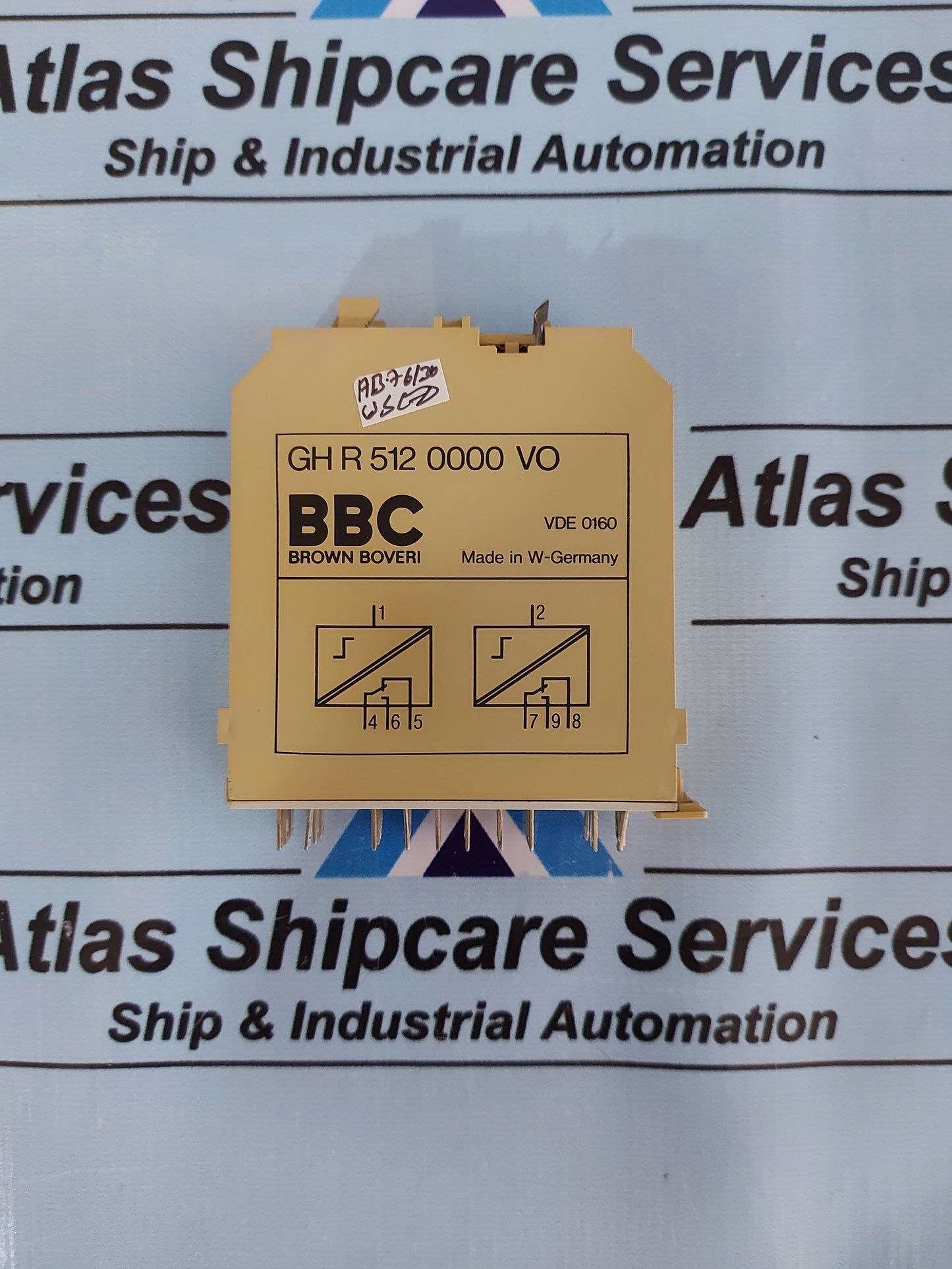 BBC BROWN BOVERI GH R 512 0000 VO OUTPUT MODULE