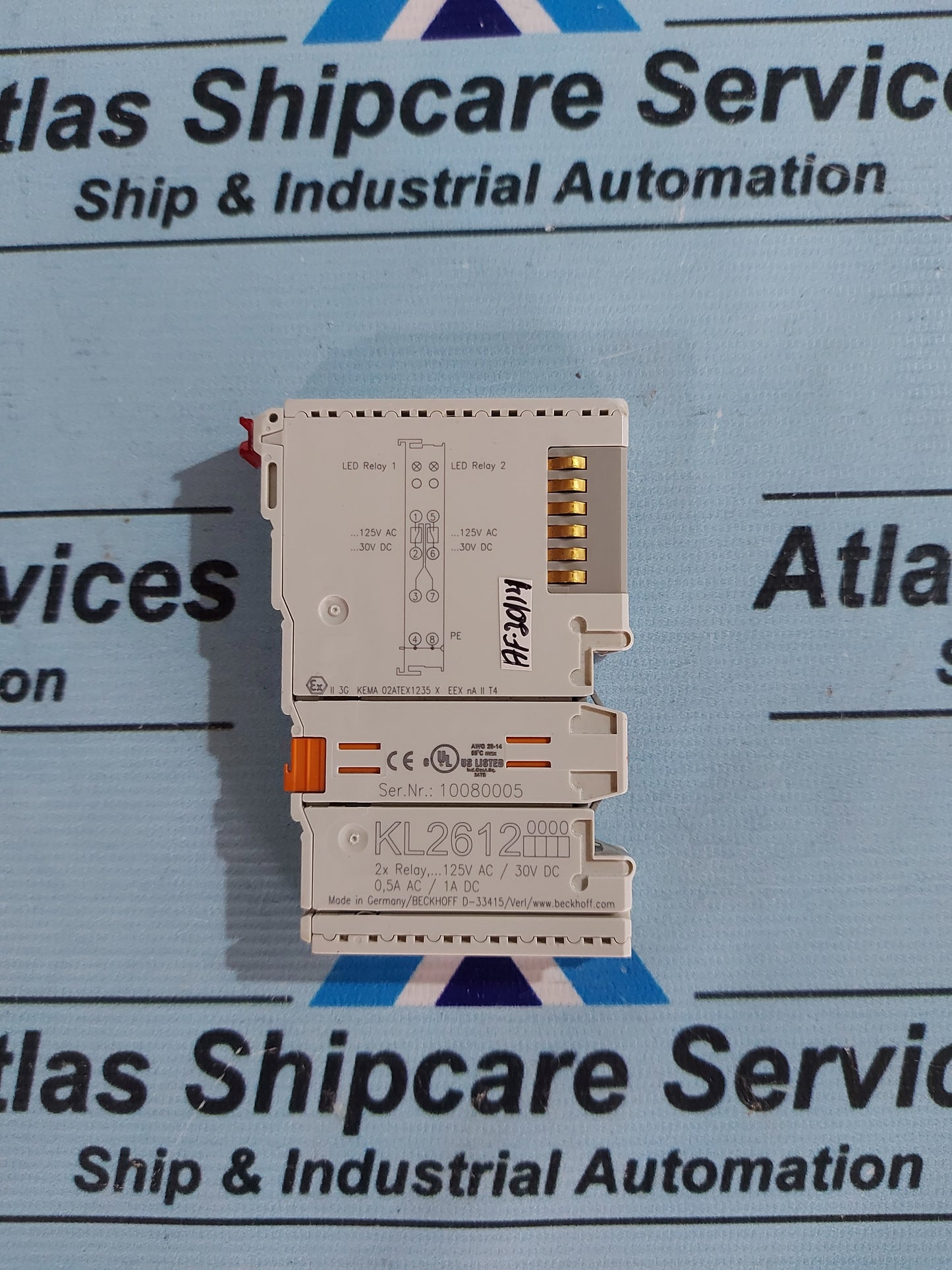 BECKHOFF KL2612 BUS TERMINAL 2-CHANNEL RELAY MODULE