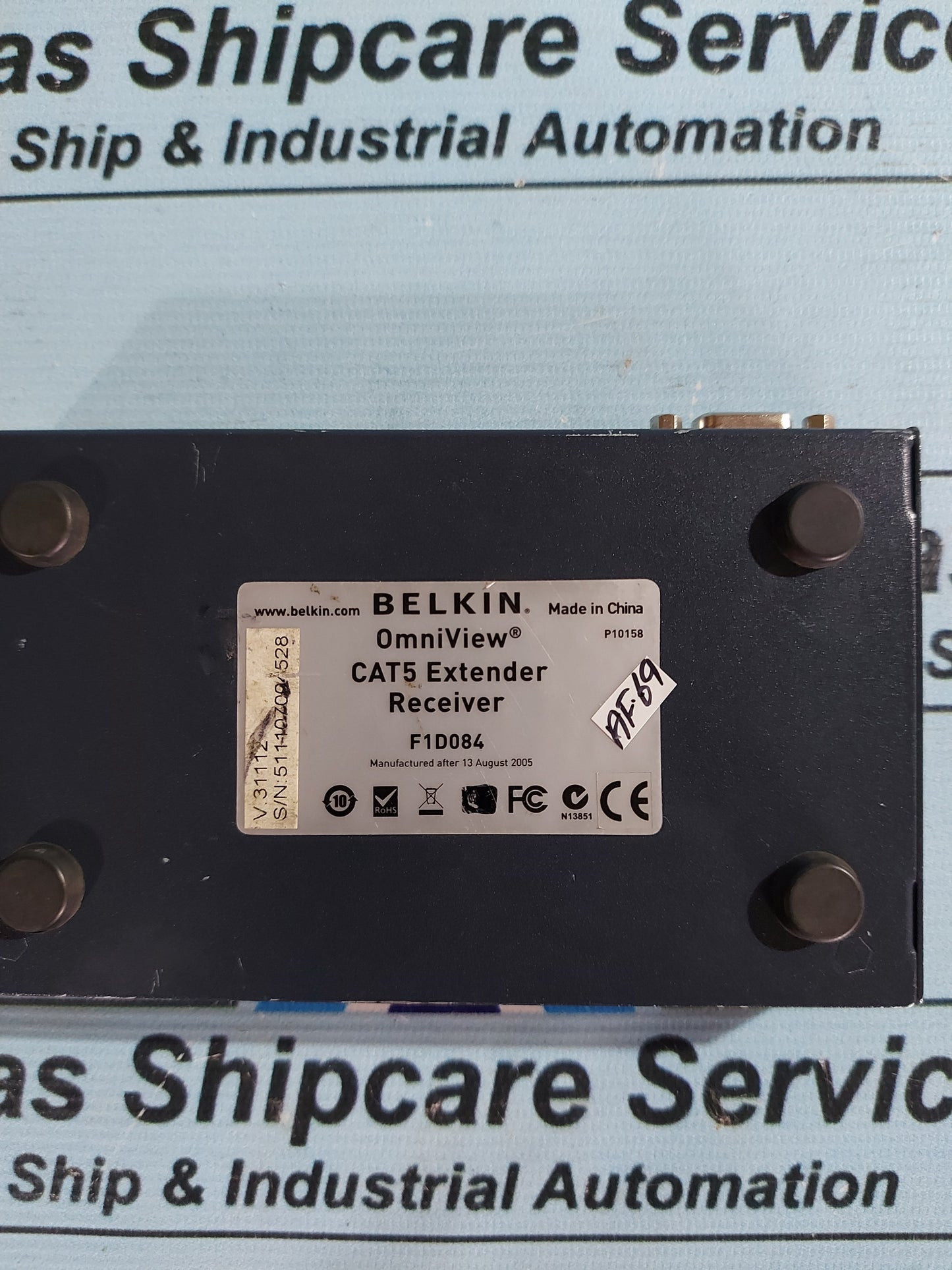 BELKIN F1D084 OMNIVIEW CAT5 EXTENDER RECEIVER