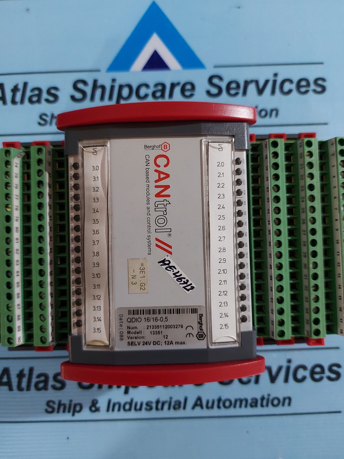 BERGHOF CONTROL 13351 MODULE QDIO 16/16-0,5