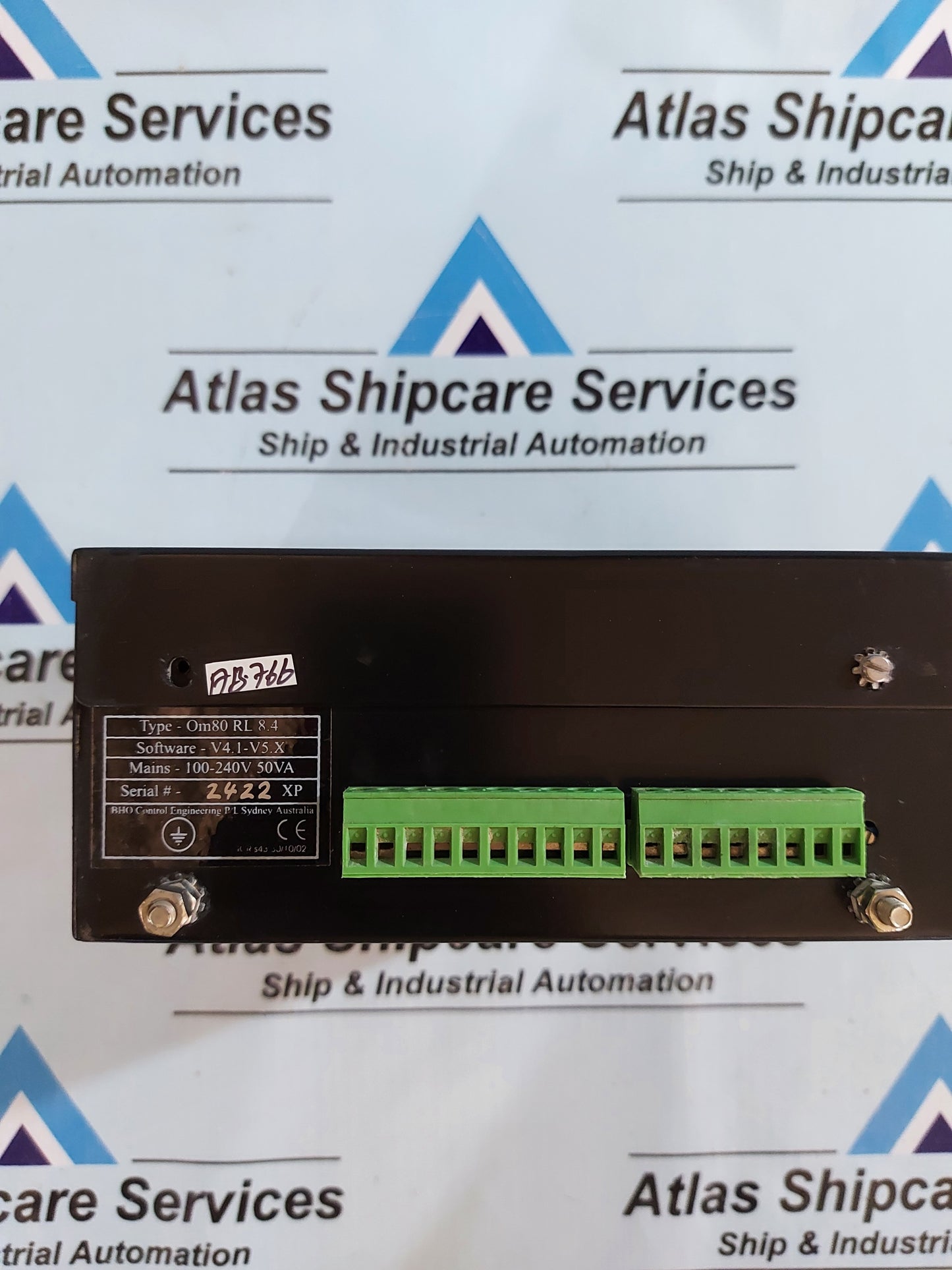 BHO OM80 OBSCURATION MONITOR TYPE Om80 RL 8.4 STACK MONITOR