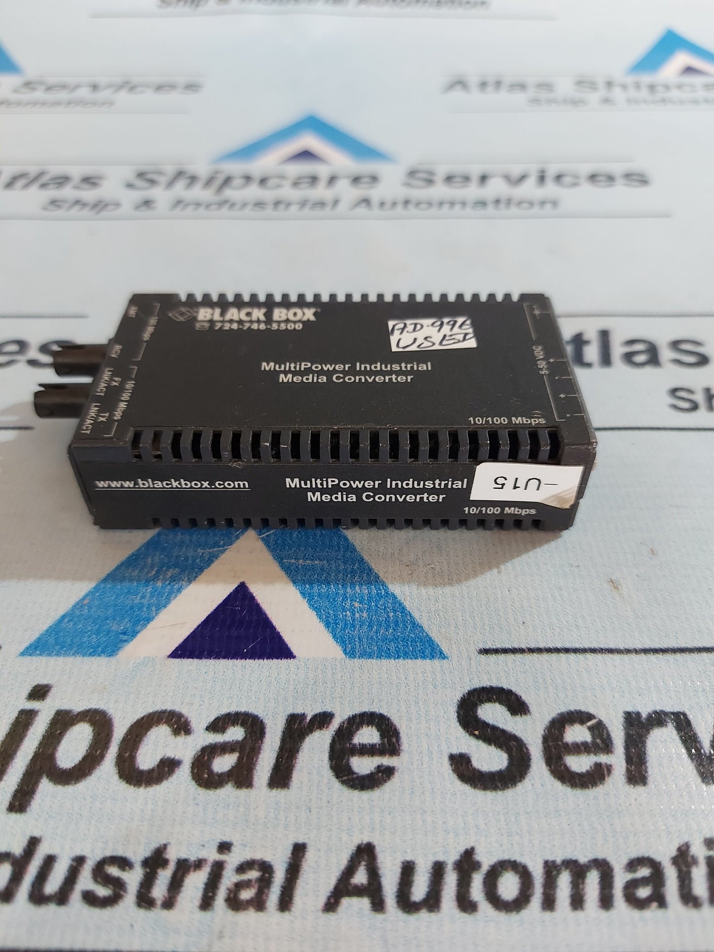 BLACK BOX LIC022A-R2 MULTIPOWER INDUSTRIAL MEDIA CONVERTER