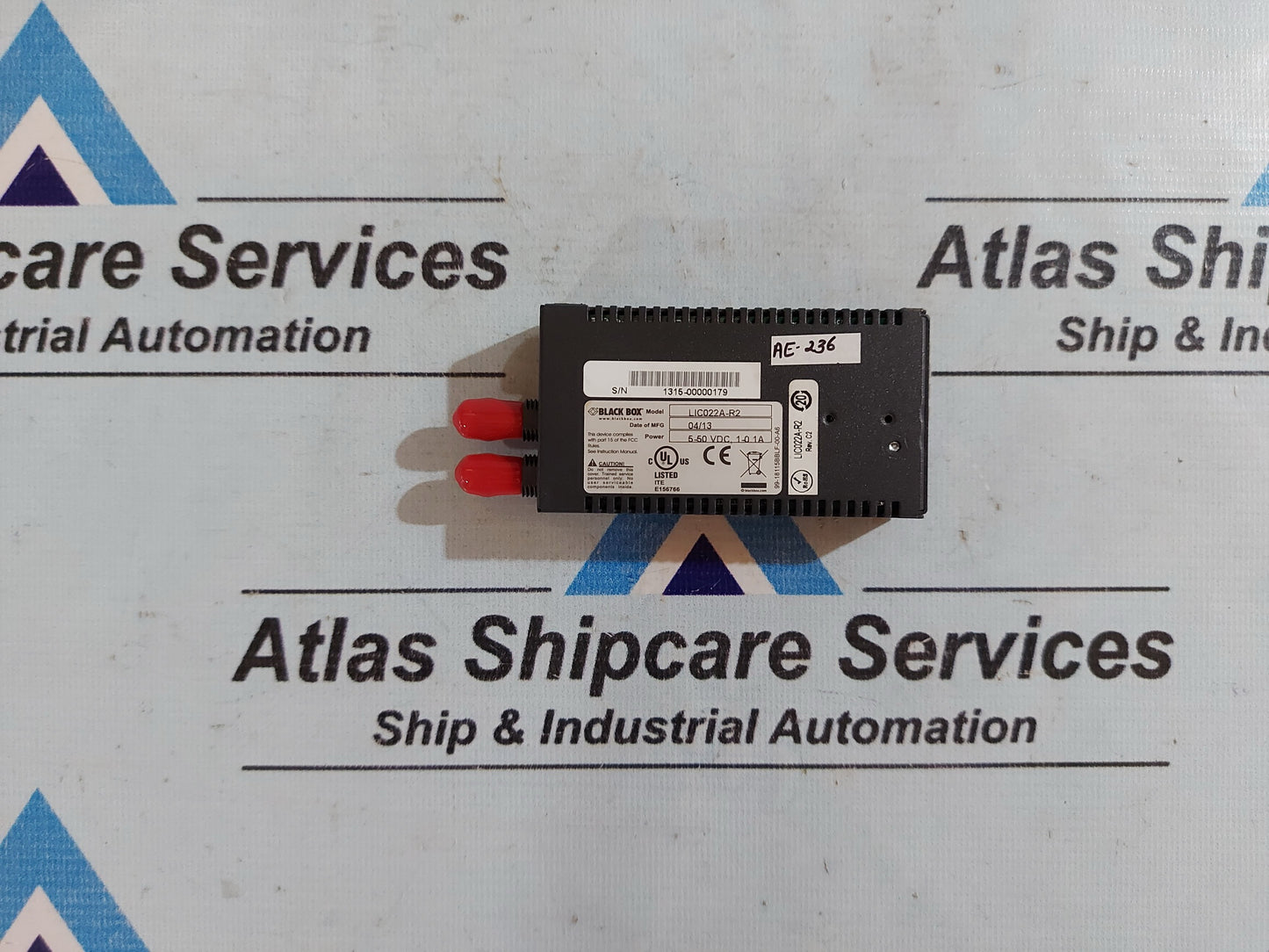 BLACK BOX LIC022A-R2 MULTIPOWER INDUSTRIAL MEDIA CONVERTER