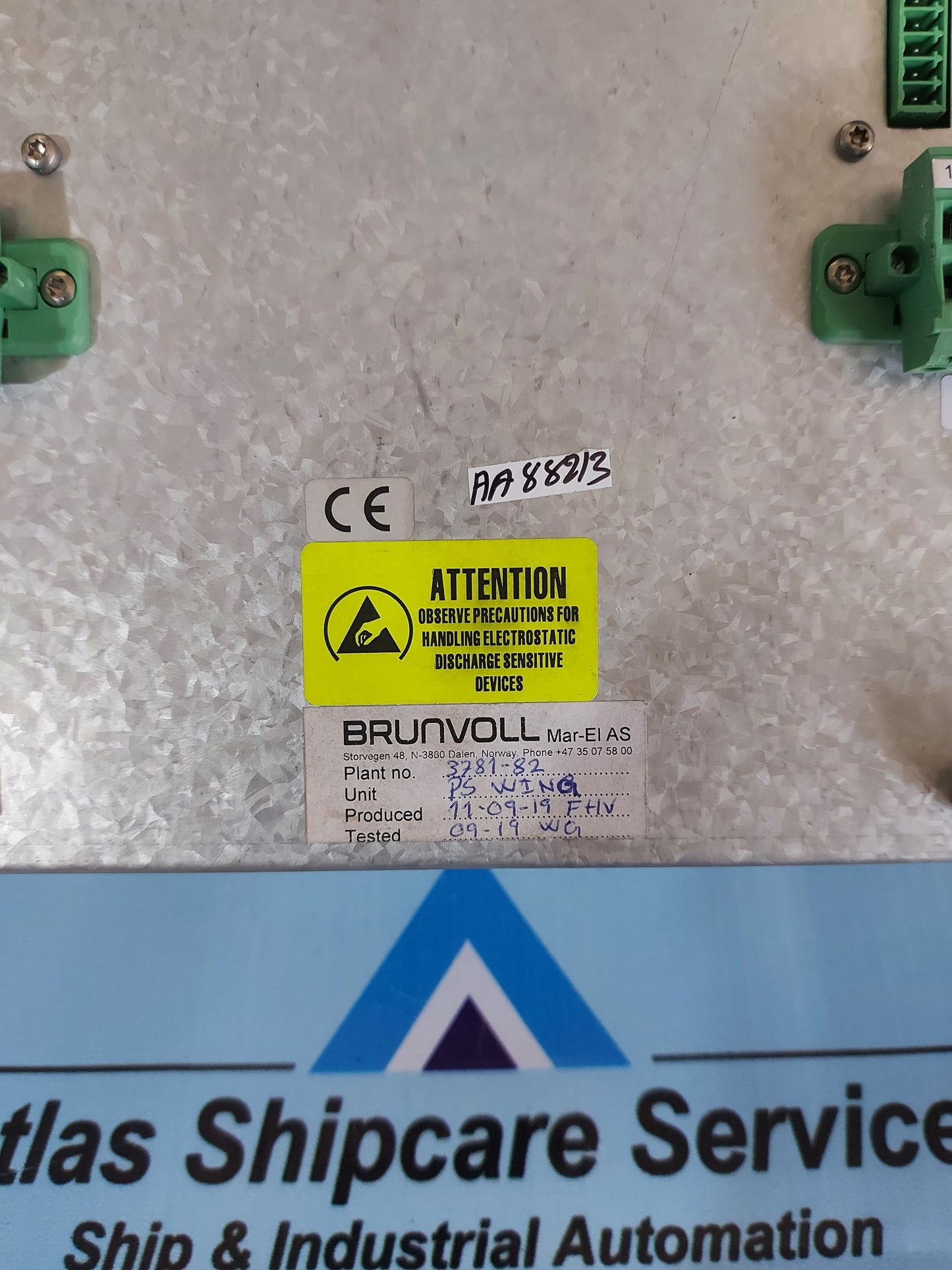 BRONVOLL MAR-EL AS 3781-82 PS WING PANEL