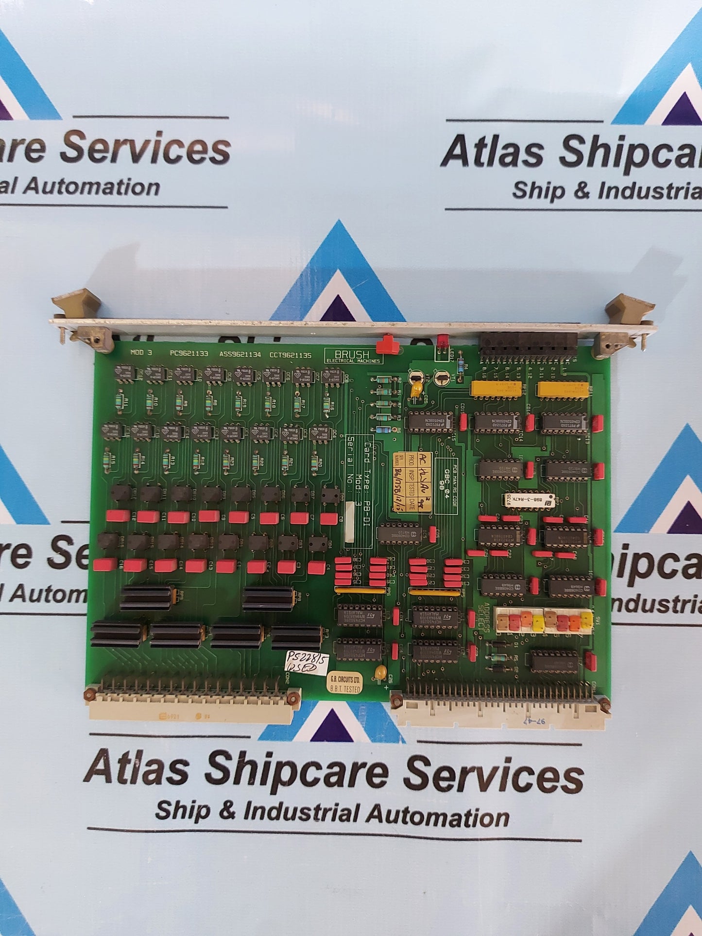 BRUSH PC9621133 ASS9621134 CCT9621135 CARD TYPE PB-DI MOD-3