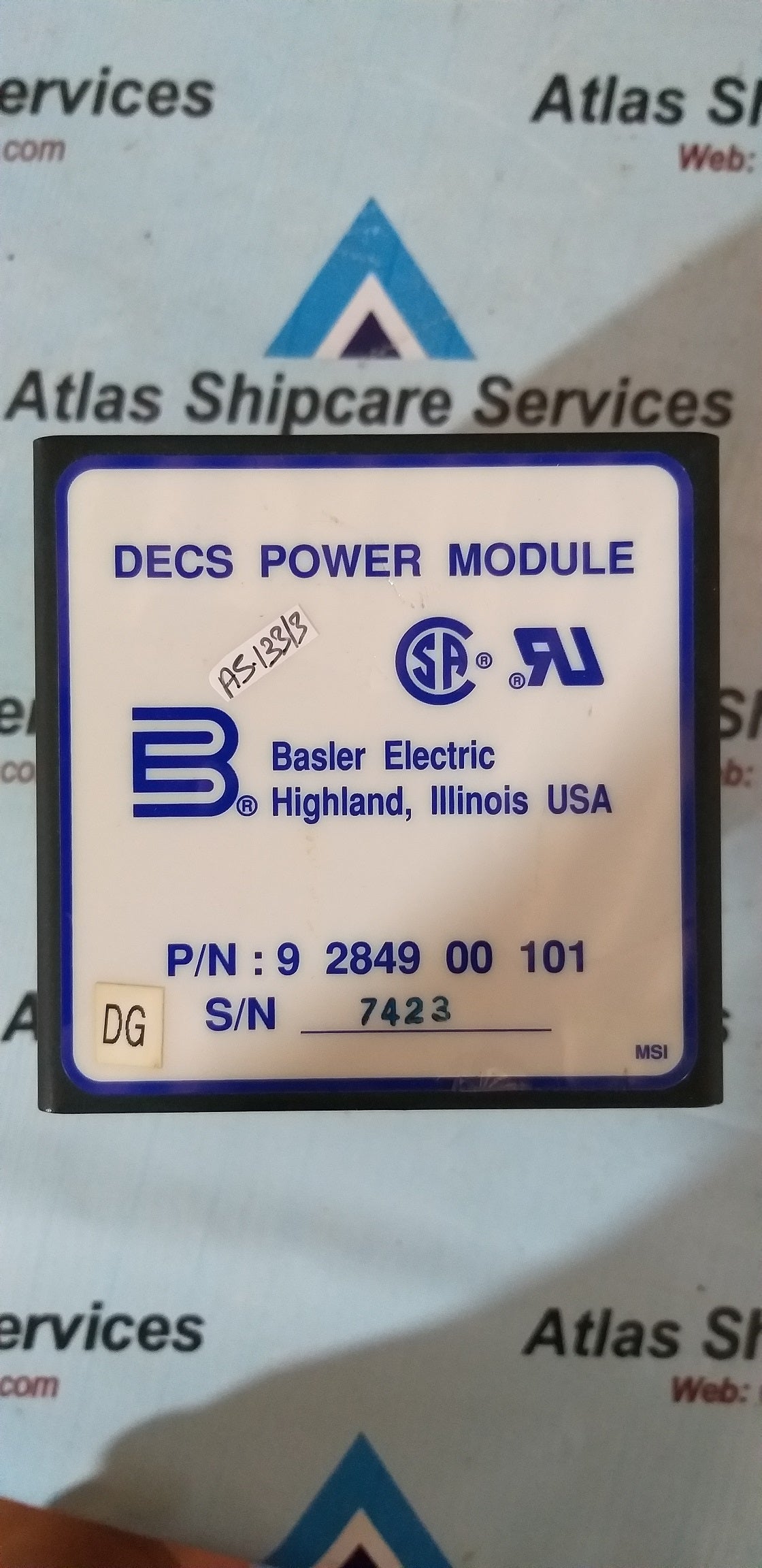 Basler Electric 9 2849 00 101 DECS Power Module