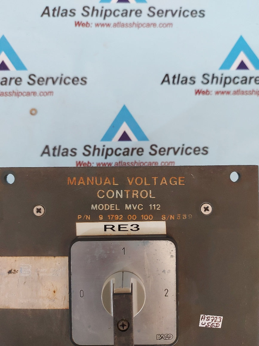 Basler Electric MVC 112 Manual Voltage Control