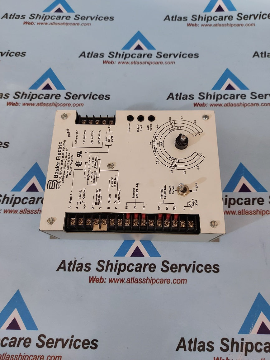 Basler Electric SCP 250-G-60 9110000109 VAR/Power Factor Controller