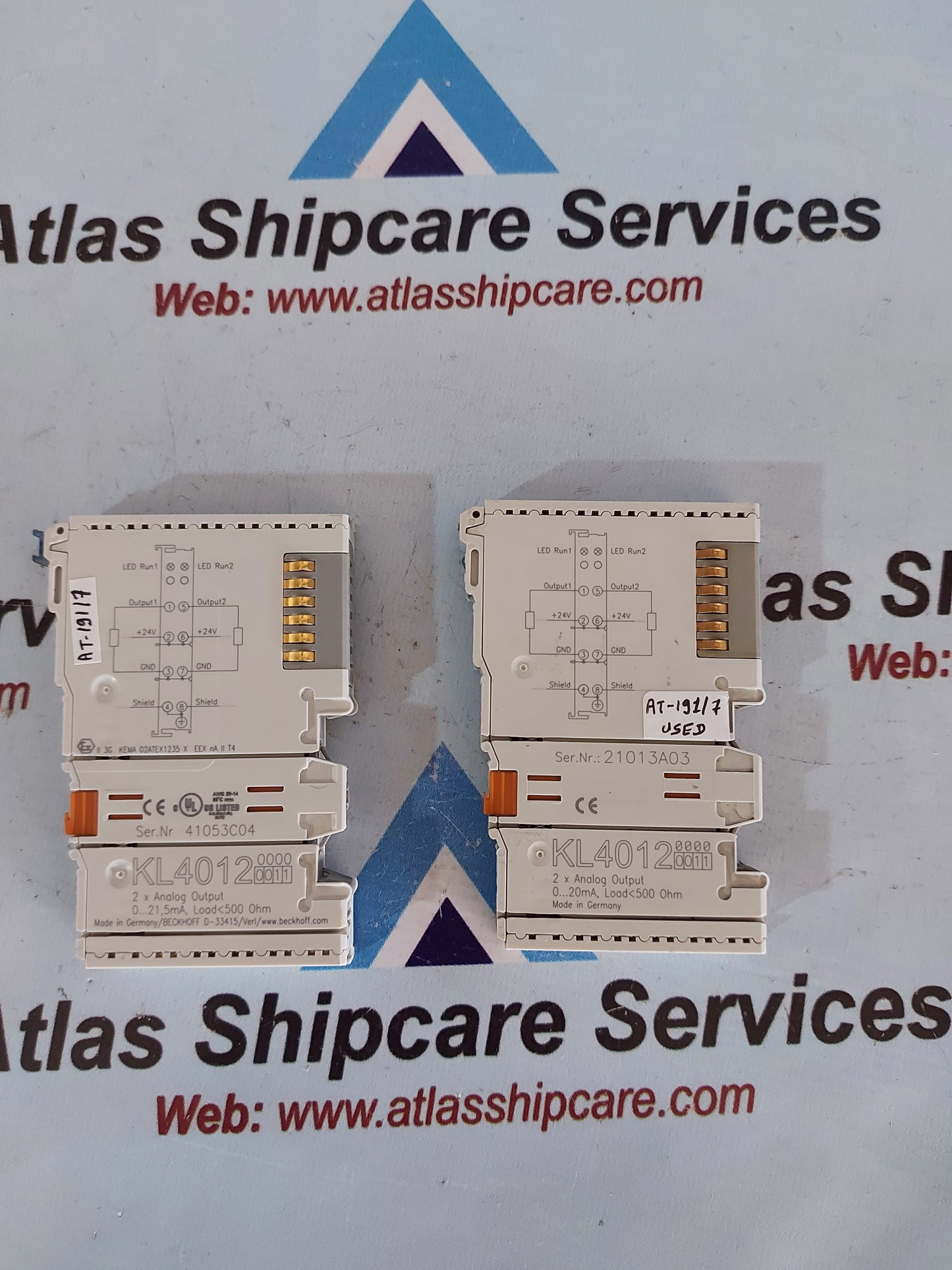 Beckoff KL4012 2-Channel Analog Output Terminal 0..20mA