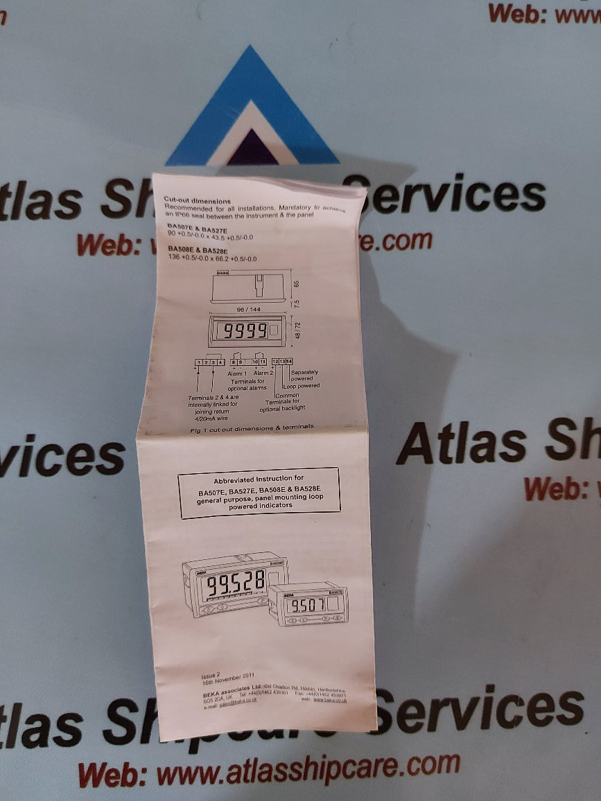 Beka BA507E 4 Digit Indicator