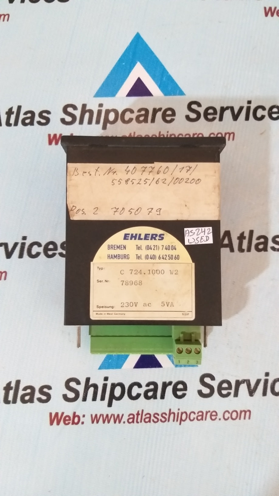 Braun Gmbh C 724 Turbine Speed Controller