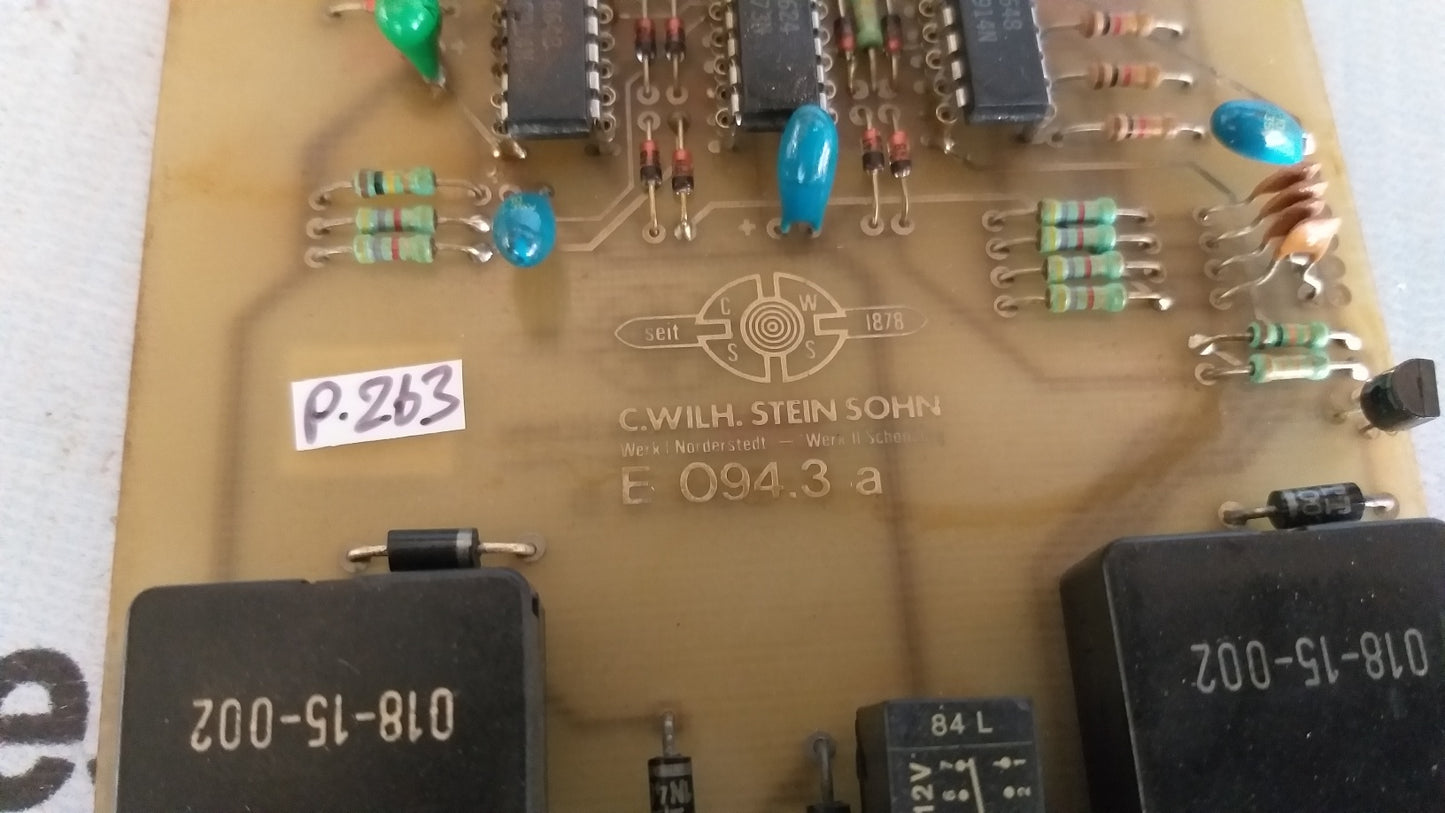 C.Wilh Stein Sohn E 094.3 a Pcb Card