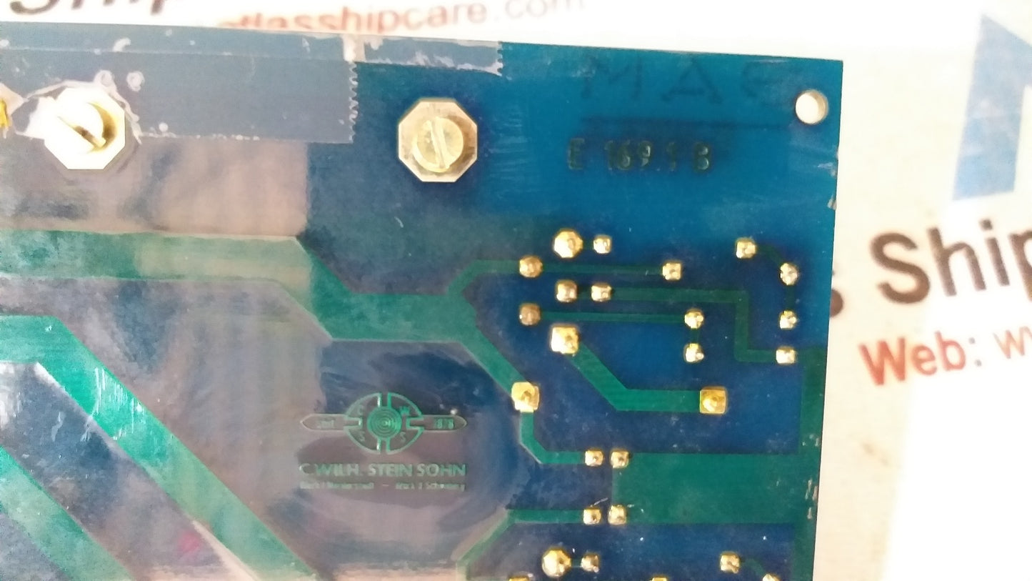 C.Wilh Stein Sohn E 169.1 A Pcb Card