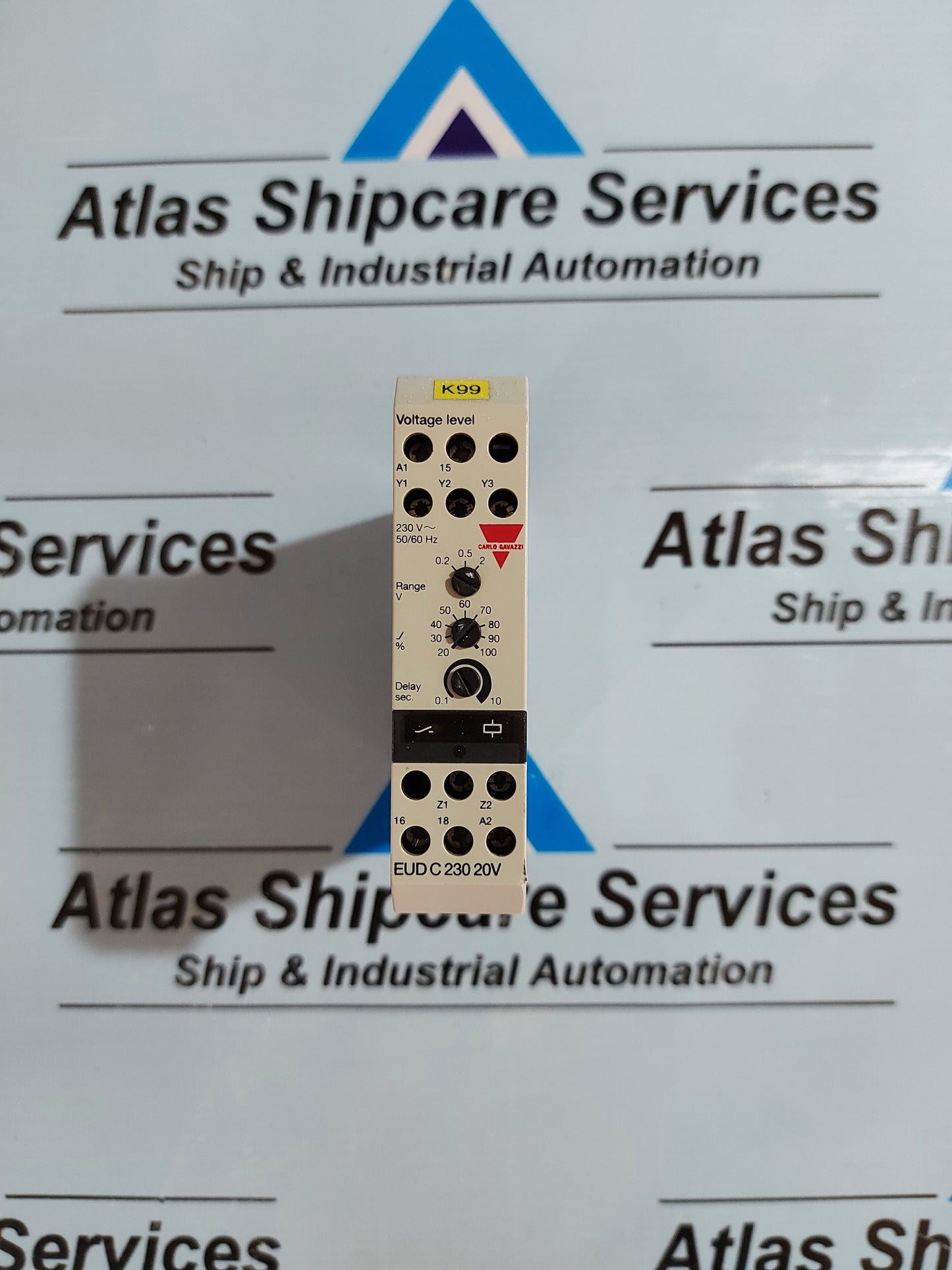 CARLO GAVAZZI EUDC23020V MONITORING RELAY VOLTAGE 1-PHASE DIN-RAIL