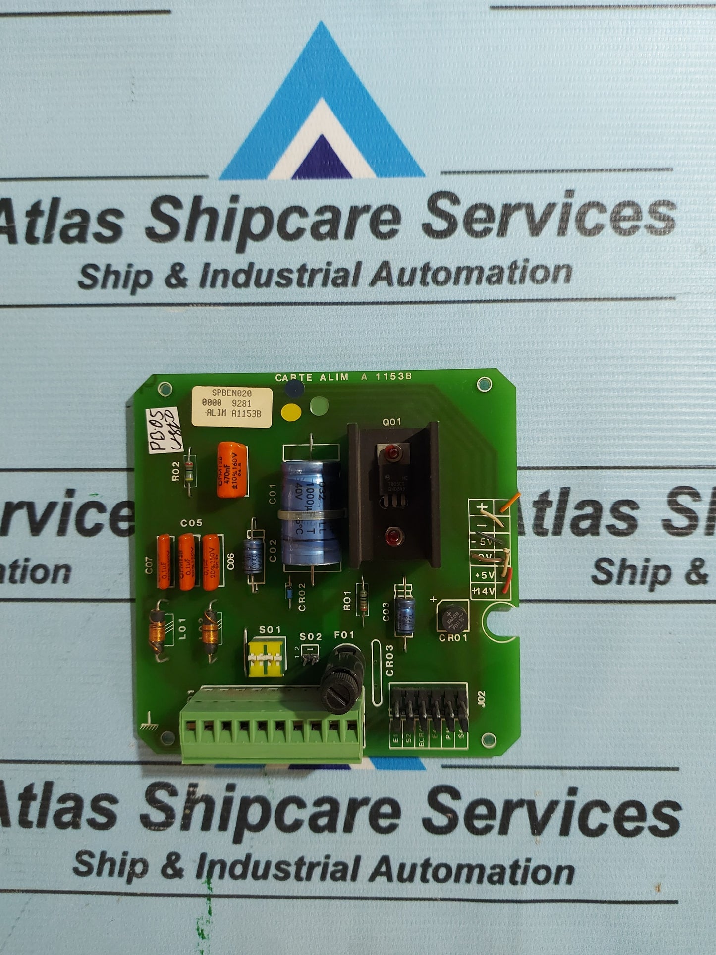 CARTE ALIM A 1153B PCB CARD