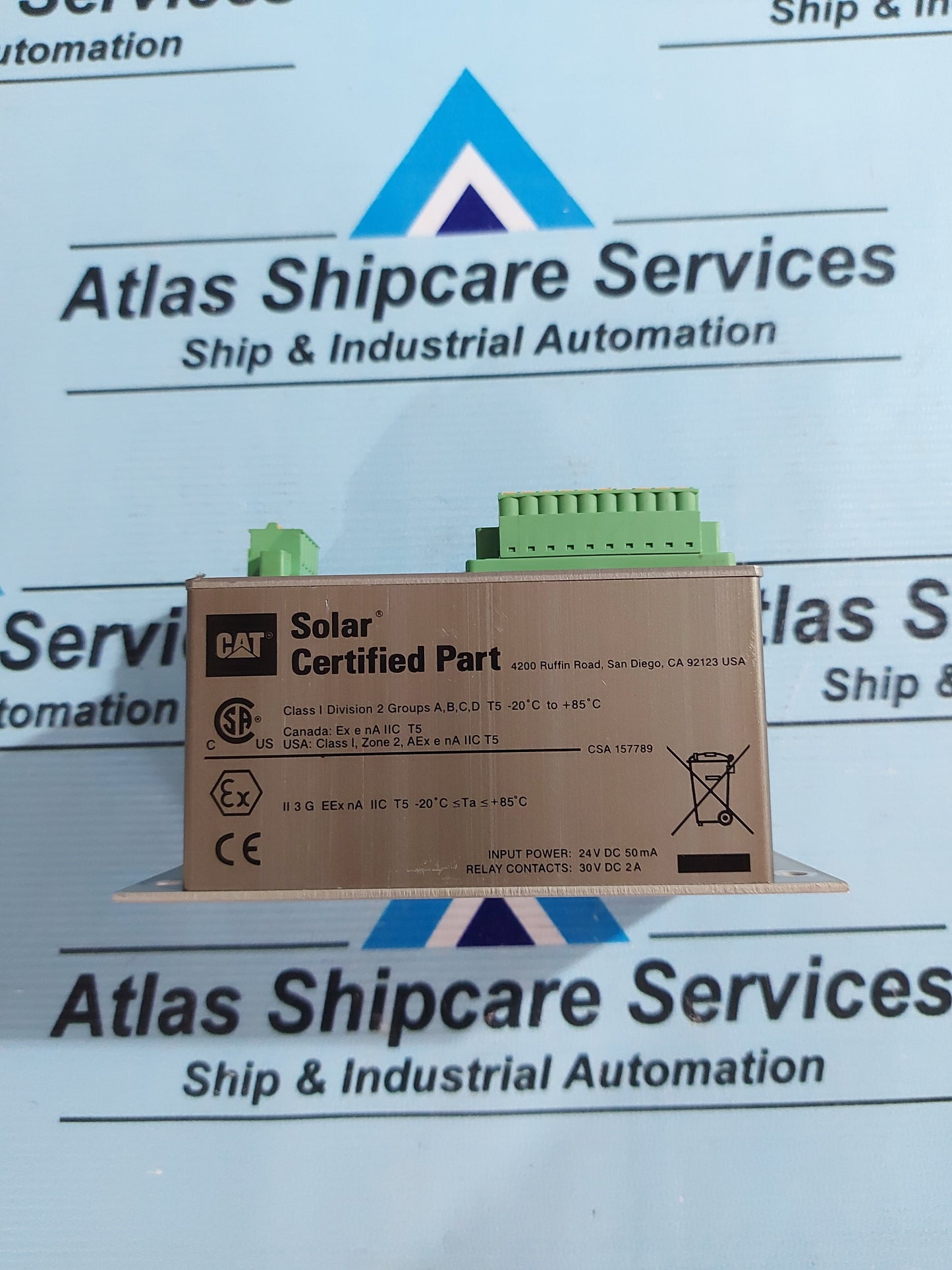 CAT SOLAR CERTIFIED PART 1053832-100 OVERSPEED MONITOR