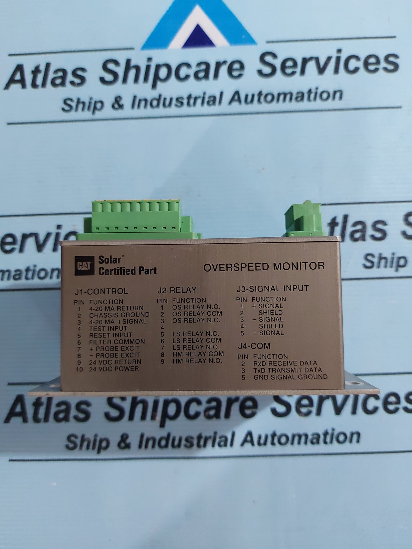 CAT SOLAR CERTIFIED PART 1053832-100 OVERSPEED MONITOR