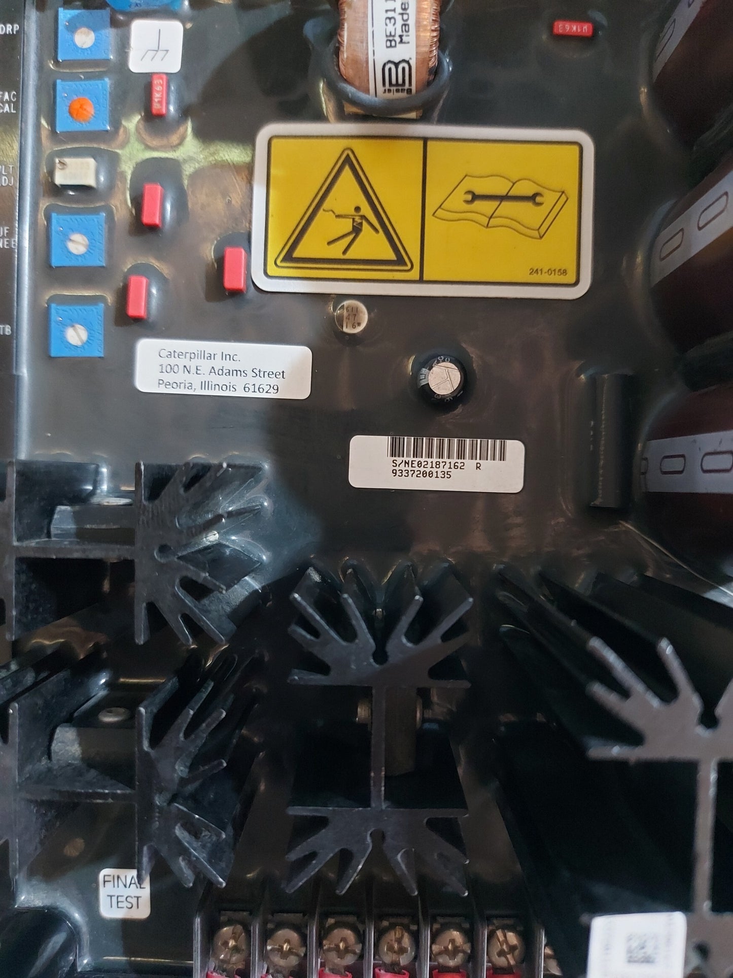 CATERPILLAR VR6 365-2076 AUTOMATIC VOLTAGE REGULATOR