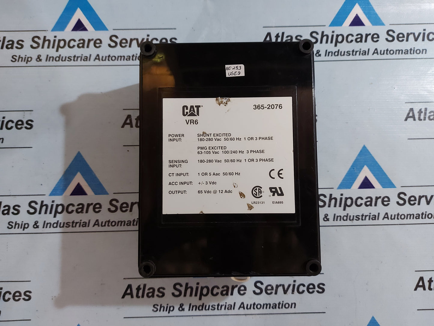 CATERPILLAR VR6 365-2076 AUTOMATIC VOLTAGE REGULATOR