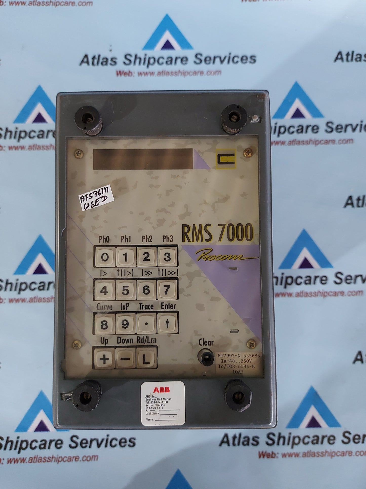 CEE DIGITAL MULTICURVE PHASE AND EARTH OVERCURRENT RELAY RMS 7000