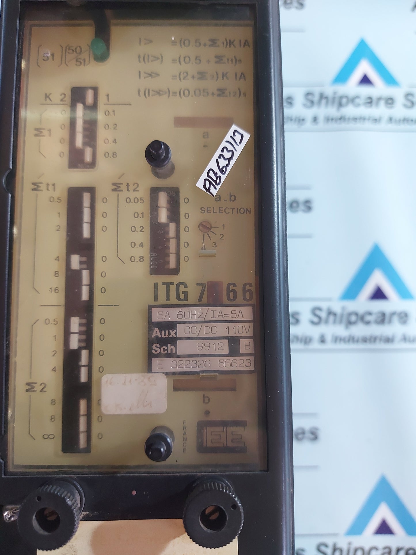 CEE ITG 7166 PHASE & EARTH OVERCURRENT RELAY