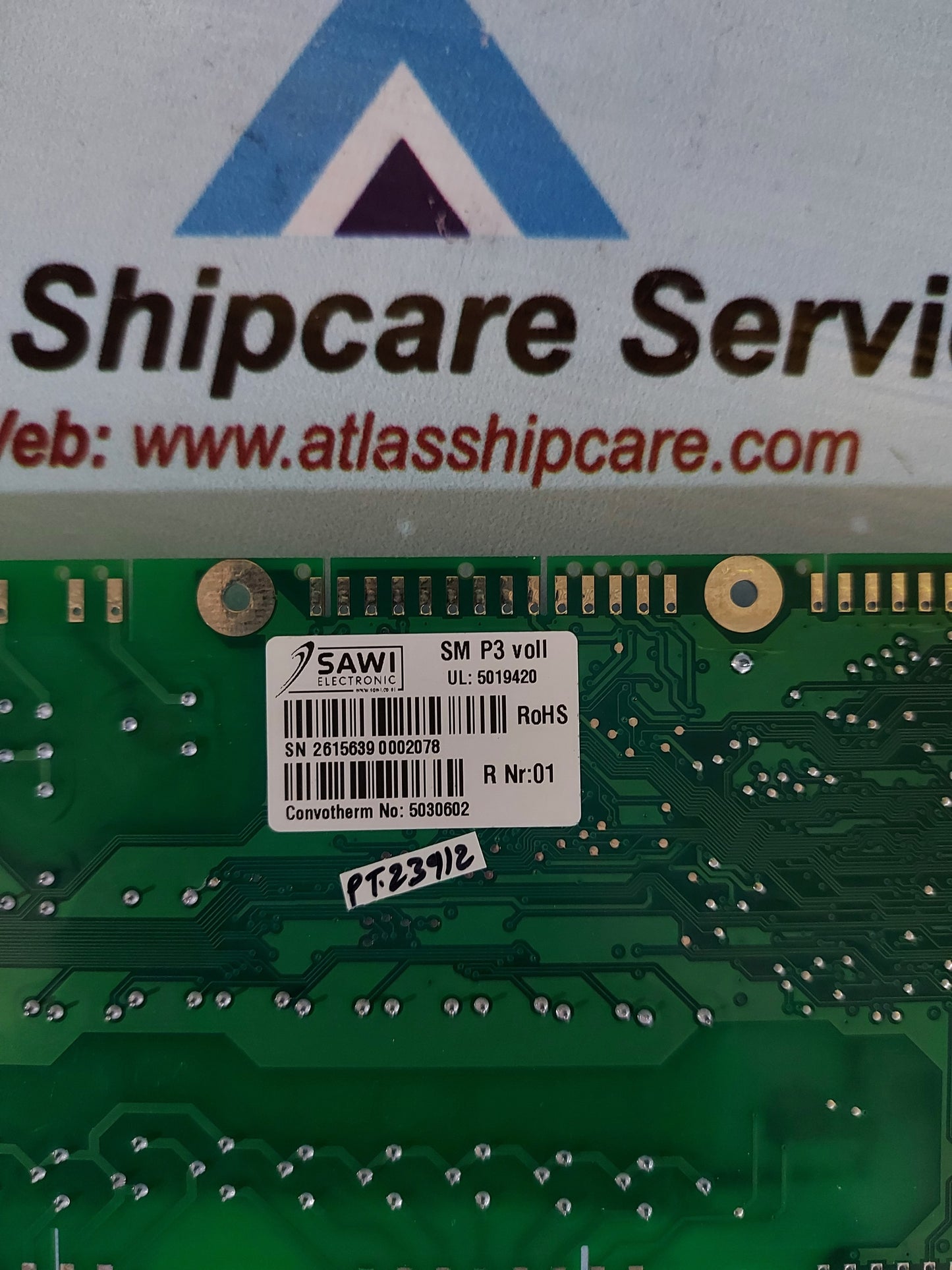 CLEVELAND FKC5019420-518 CONTROL BOARD P3 COMBI 5.18