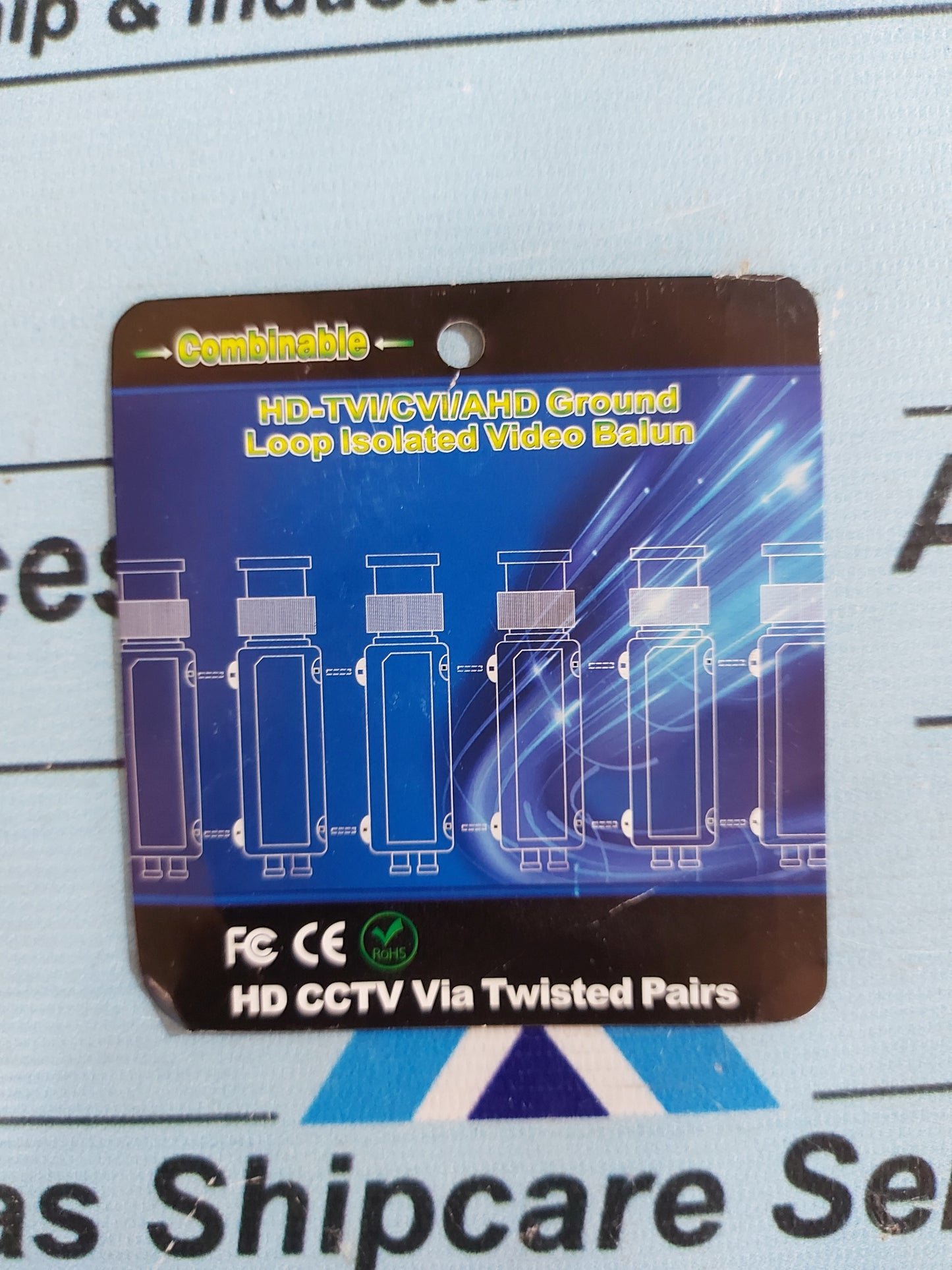 COMBINABLE HD-TVI/CVI/AHD GROUND LOOP ISOLATED VIDEO BALUN