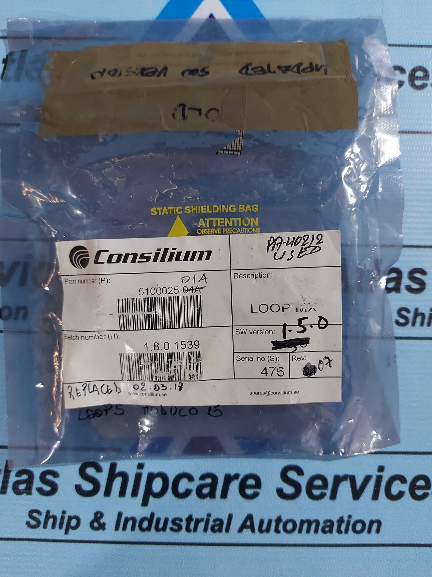 CONSILIUM 5100025-01A LOOP MX REV.07 MODULE