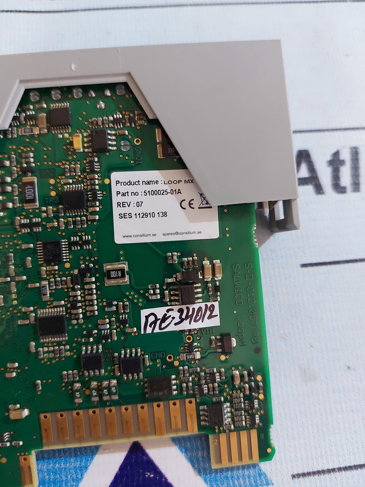 CONSILIUM 5100025-01A REV.07 LOOP MX MODULE