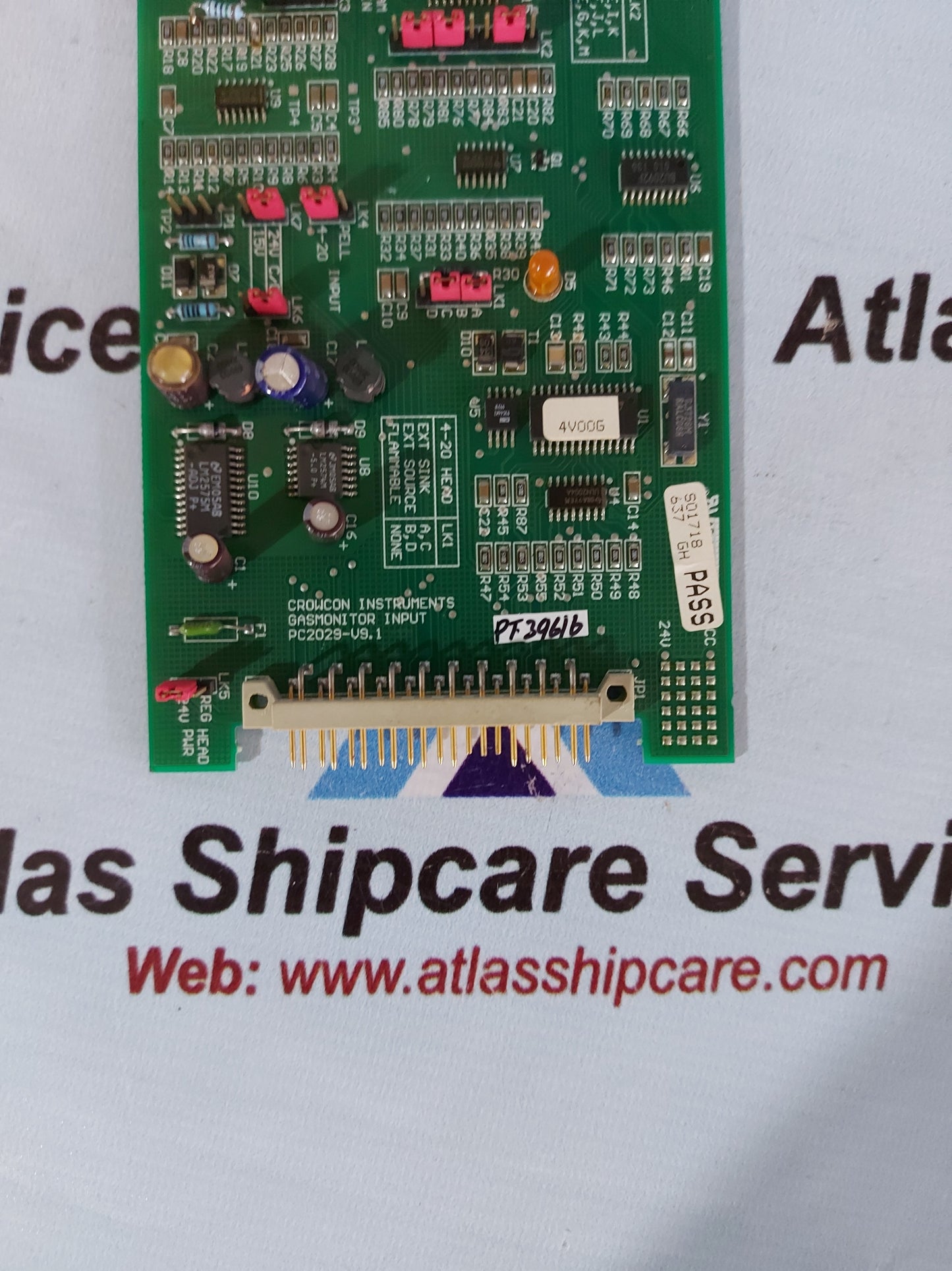 CROWCON PC2029-V9.1 INPUT GASMONITOR PCB CARD