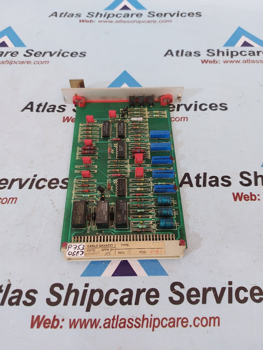 Carlo Gavazzi Lips B.V. Mod. 4020 Rev.4 Interface Circuit Board