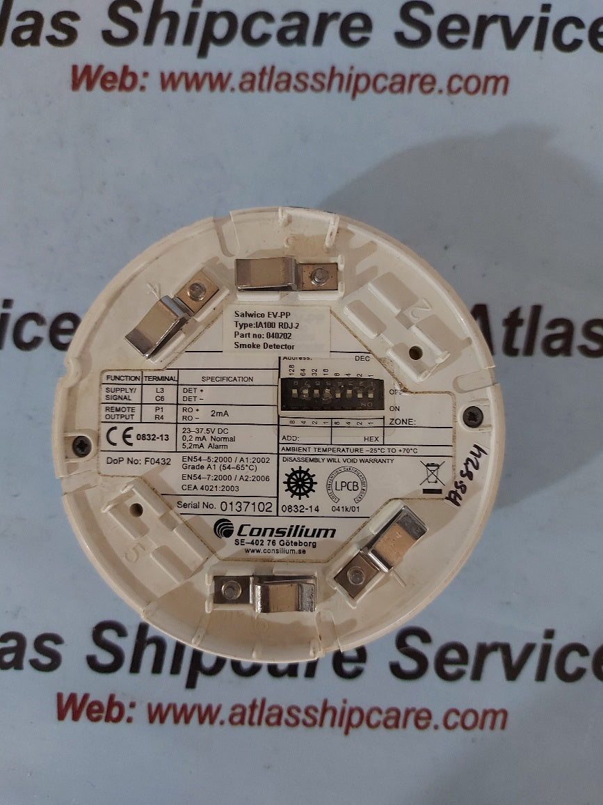Consilium Salwico EV-PP IA100 RDJ-2 Smoke Detector