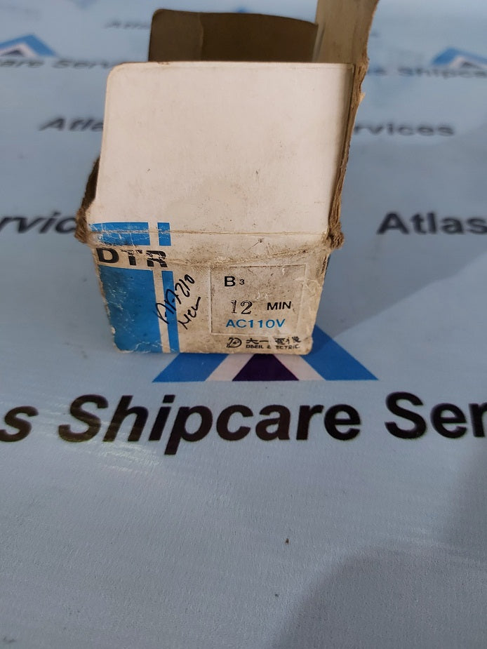 DAEIL ELECTRIC ELECTRONICS SUPER TIMER DTR-22-B3